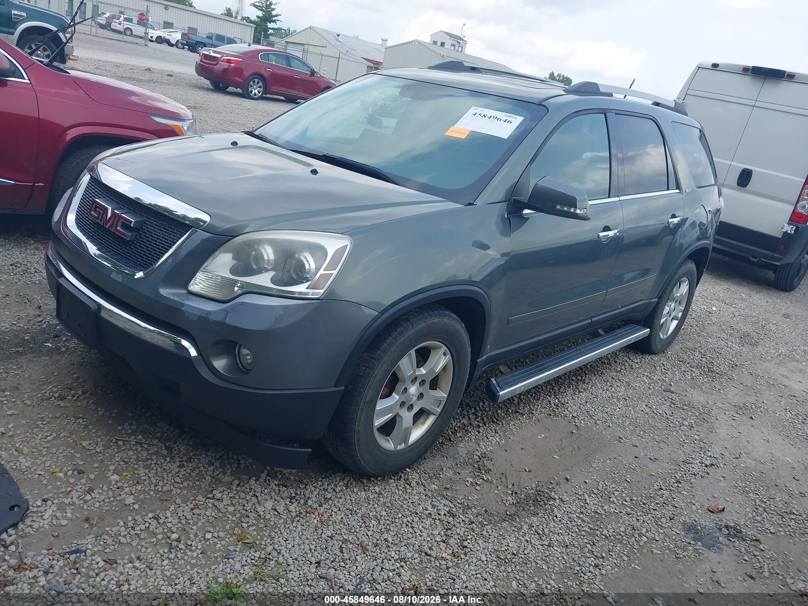 2011 Gmc Acadia Slt-1 Бирюзовый vin: 1GKKVRED8BJ141491