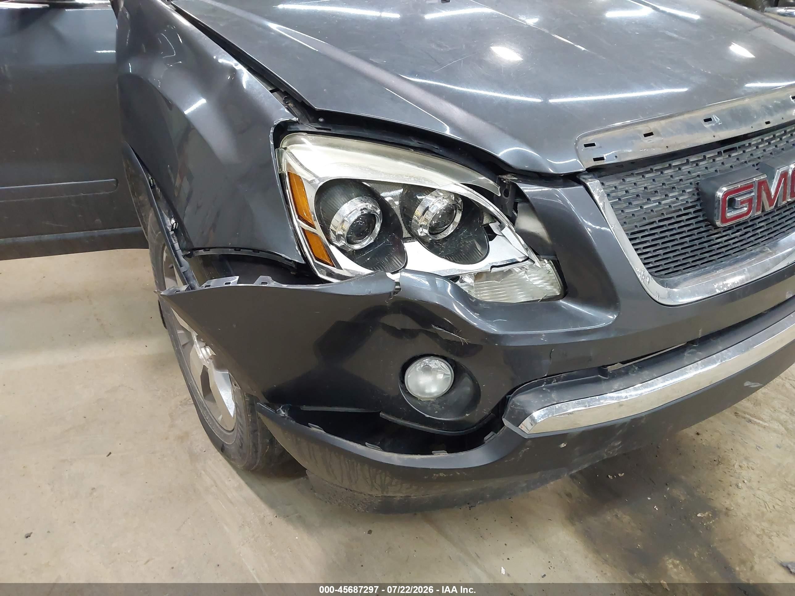 2011 Gmc Acadia Slt-1 Gray vin: 1GKKVRED8BJ163734