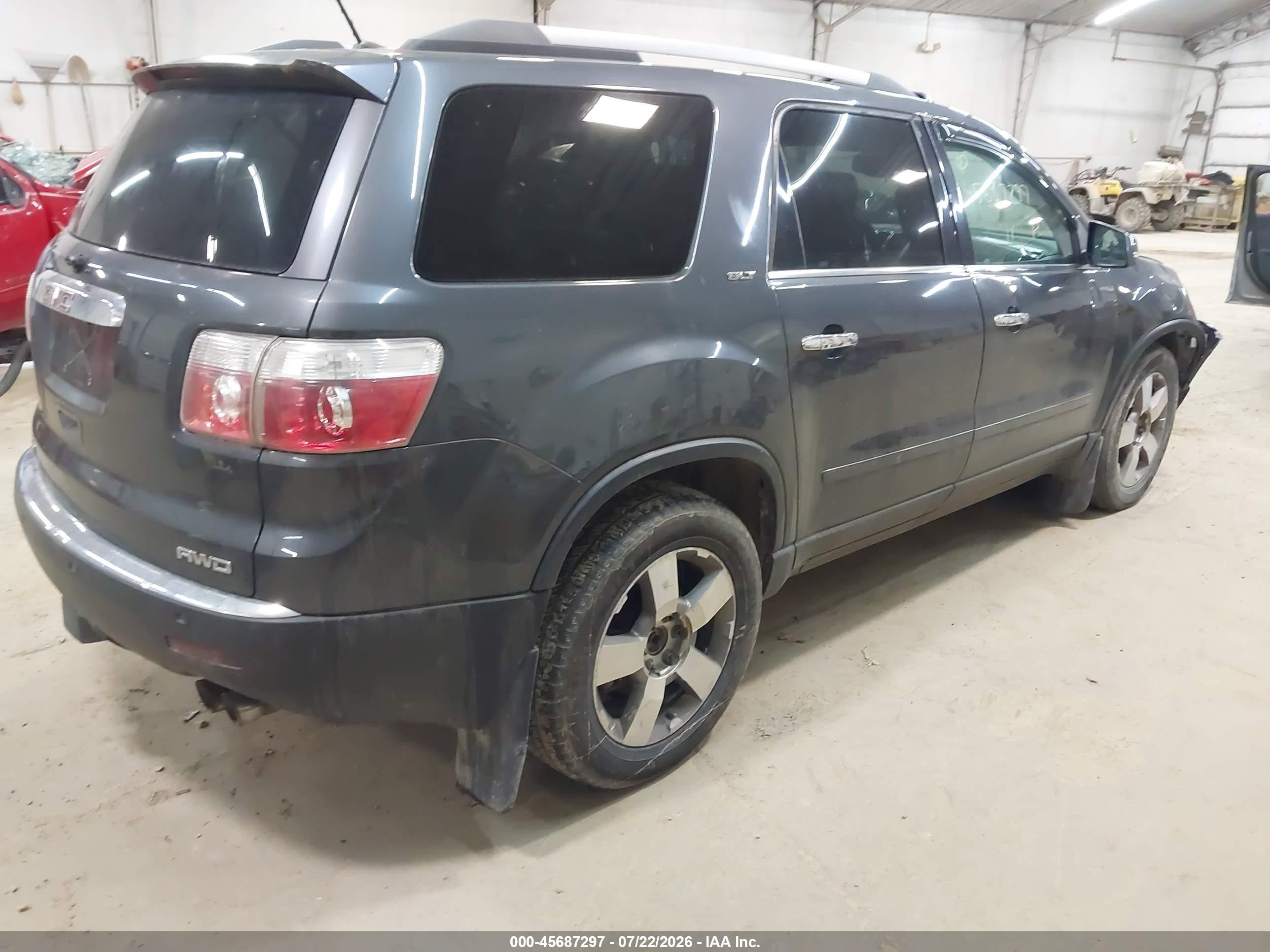 2011 Gmc Acadia Slt-1 Gray vin: 1GKKVRED8BJ163734
