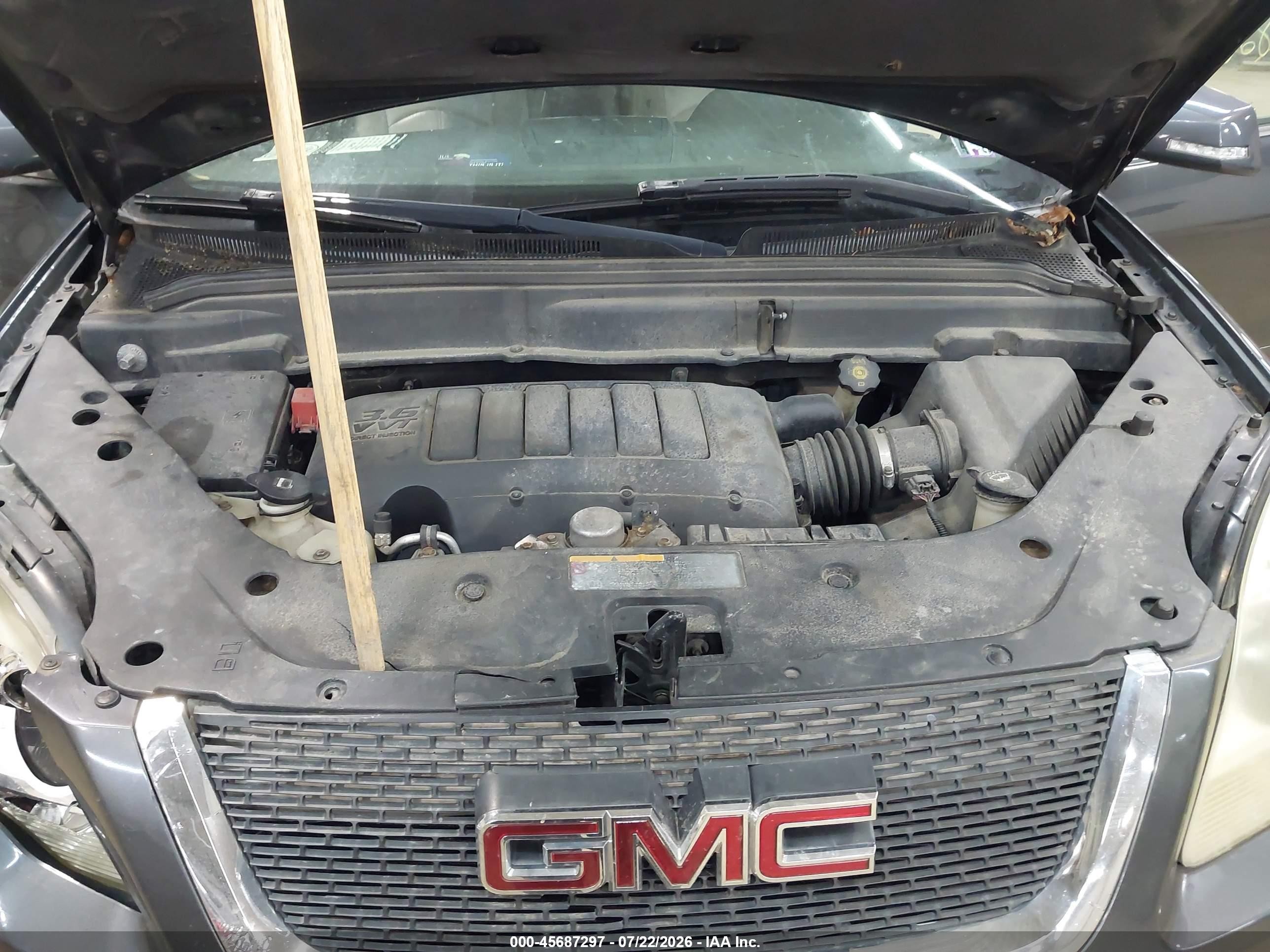 2011 Gmc Acadia Slt-1 Gray vin: 1GKKVRED8BJ163734