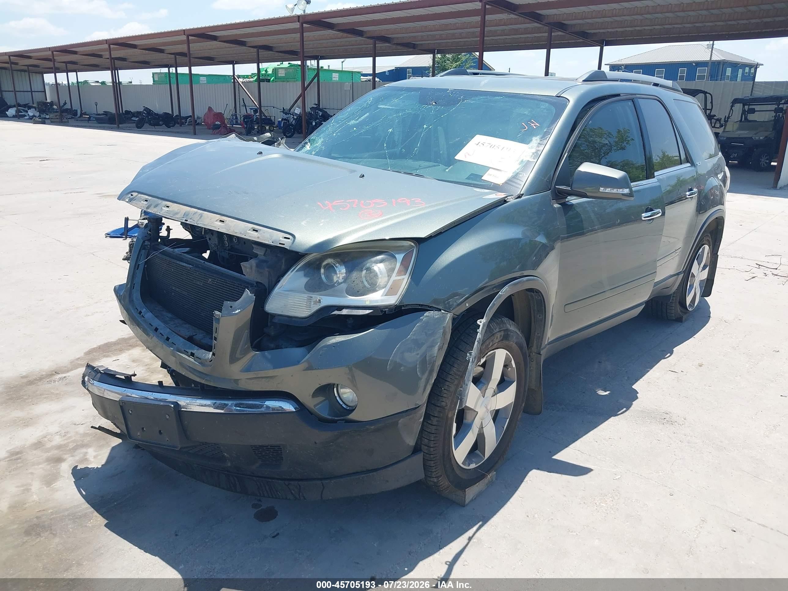 2011 Gmc Acadia Slt-1 Gray vin: 1GKKVRED8BJ266751