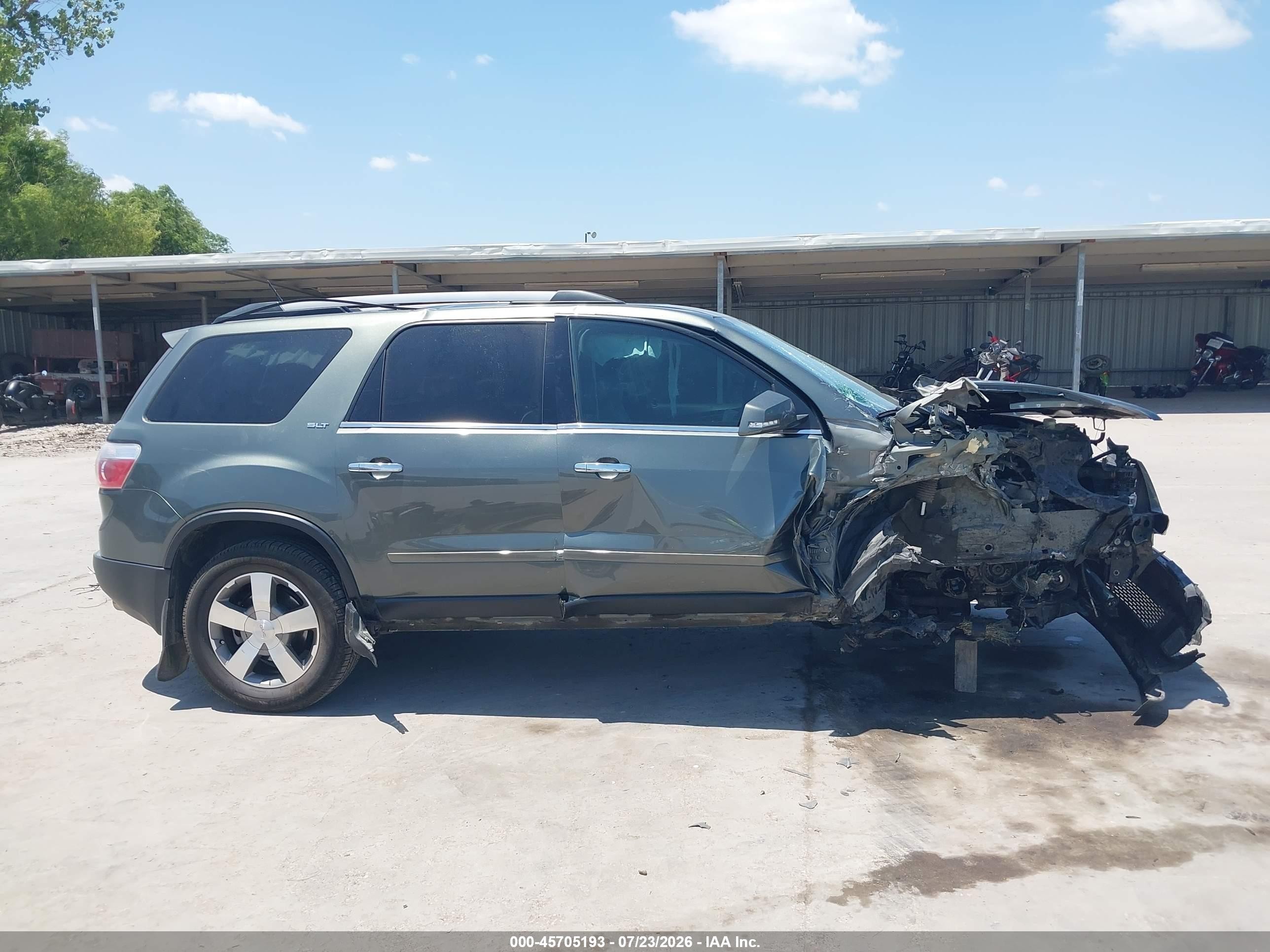 2011 Gmc Acadia Slt-1 Gray vin: 1GKKVRED8BJ266751