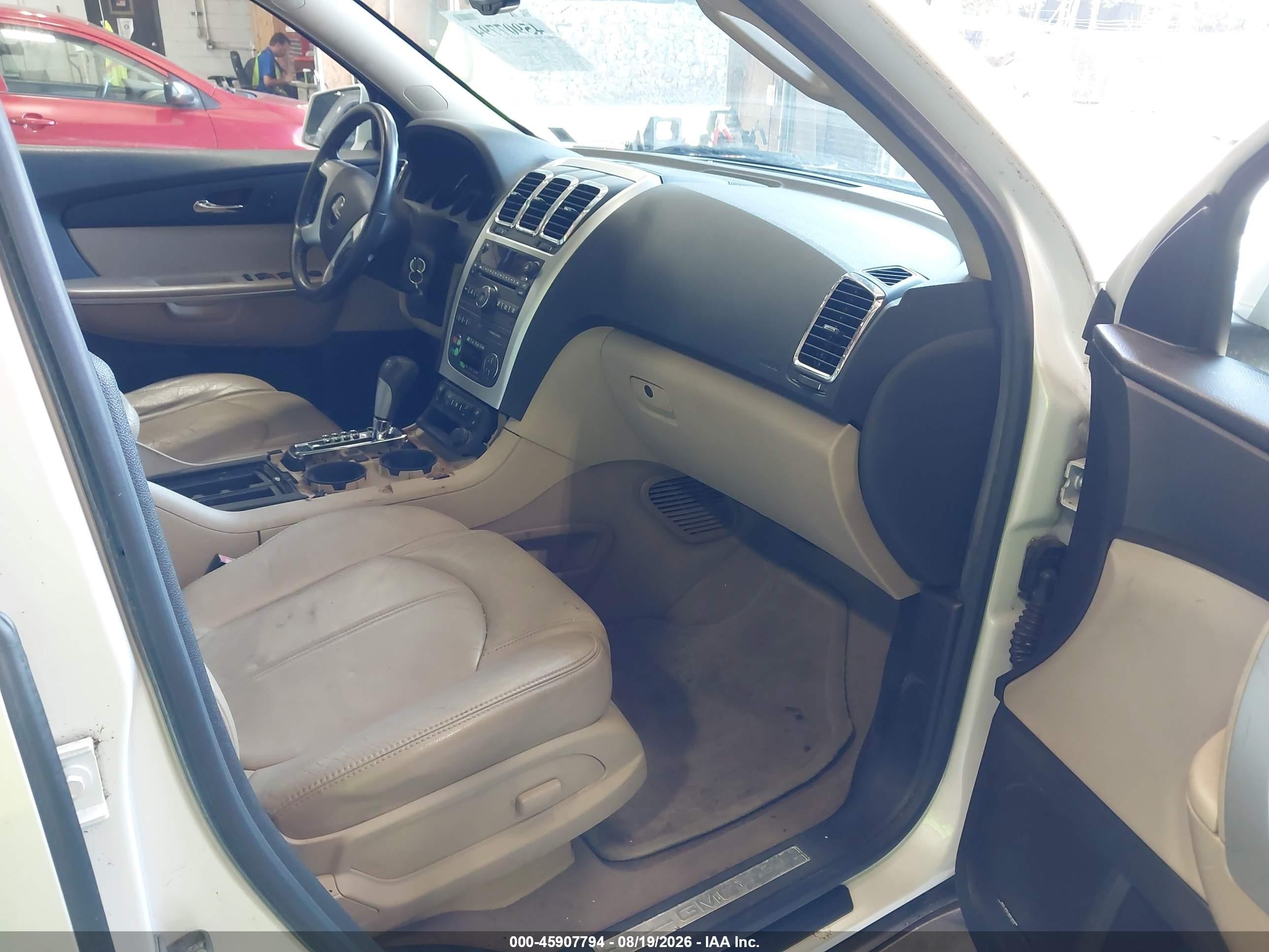 2011 Gmc Acadia Slt-1 Белый vin: 1GKKVRED8BJ276664
