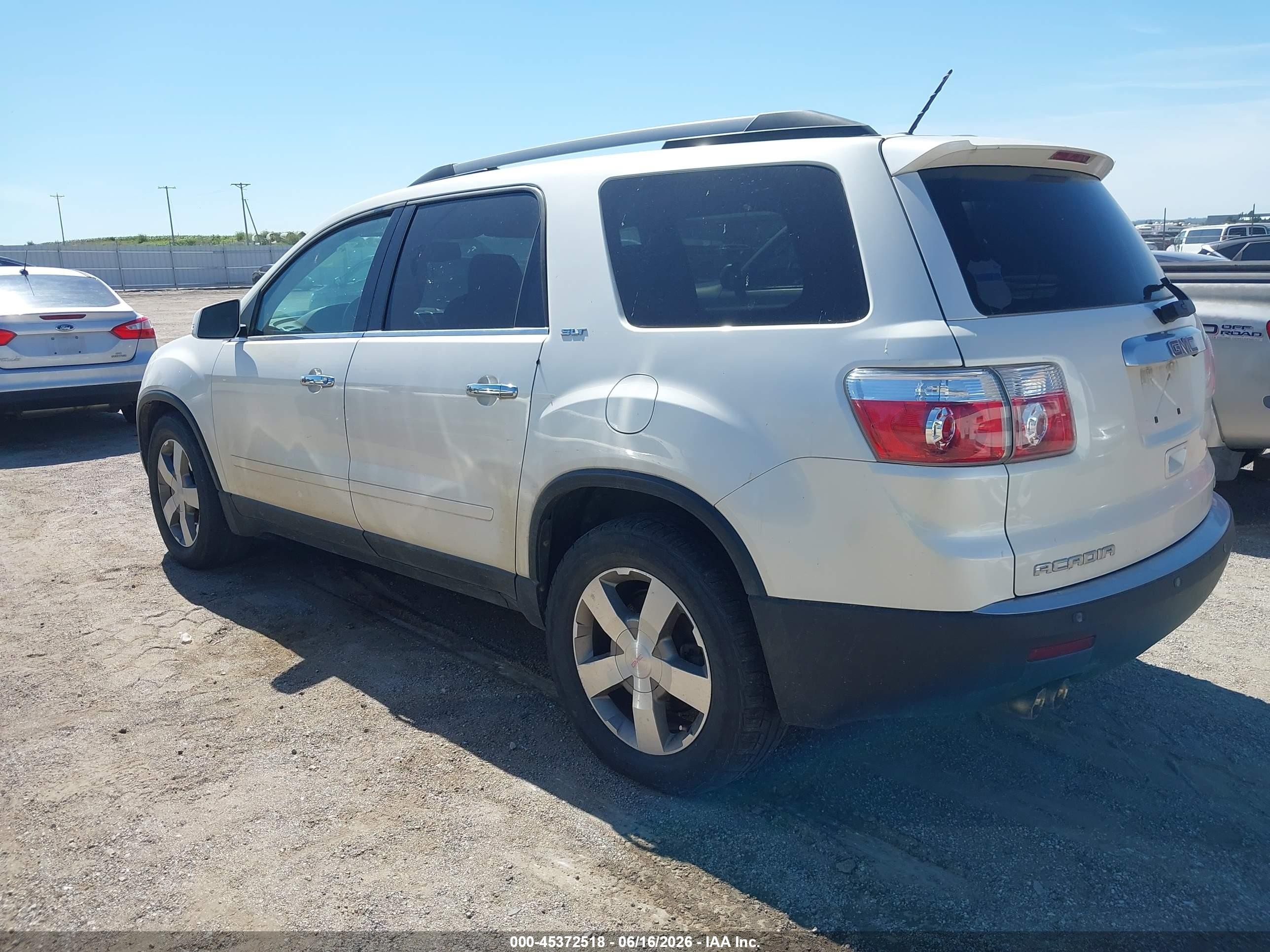 2011 Gmc Acadia Slt-1 Белый vin: 1GKKVRED8BJ311865