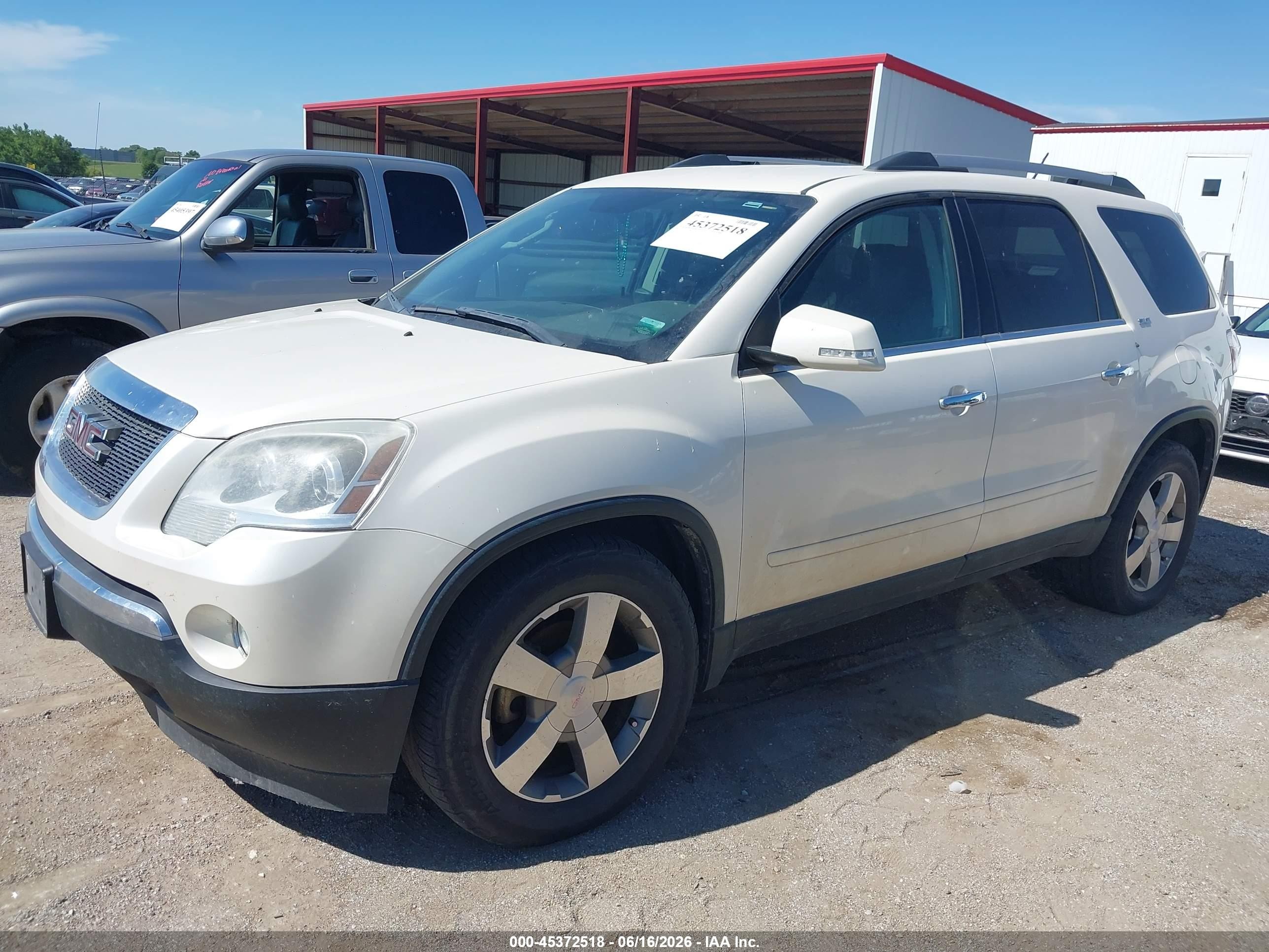 2011 Gmc Acadia Slt-1 Белый vin: 1GKKVRED8BJ311865