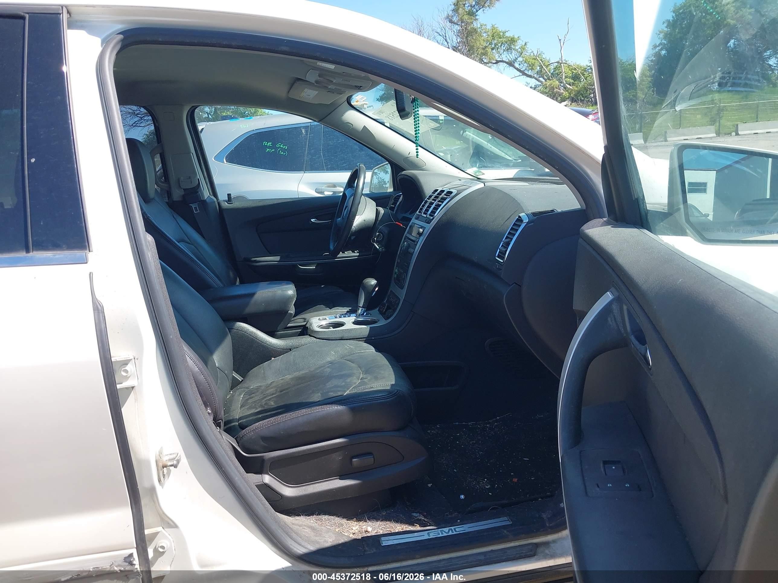2011 Gmc Acadia Slt-1 Белый vin: 1GKKVRED8BJ311865