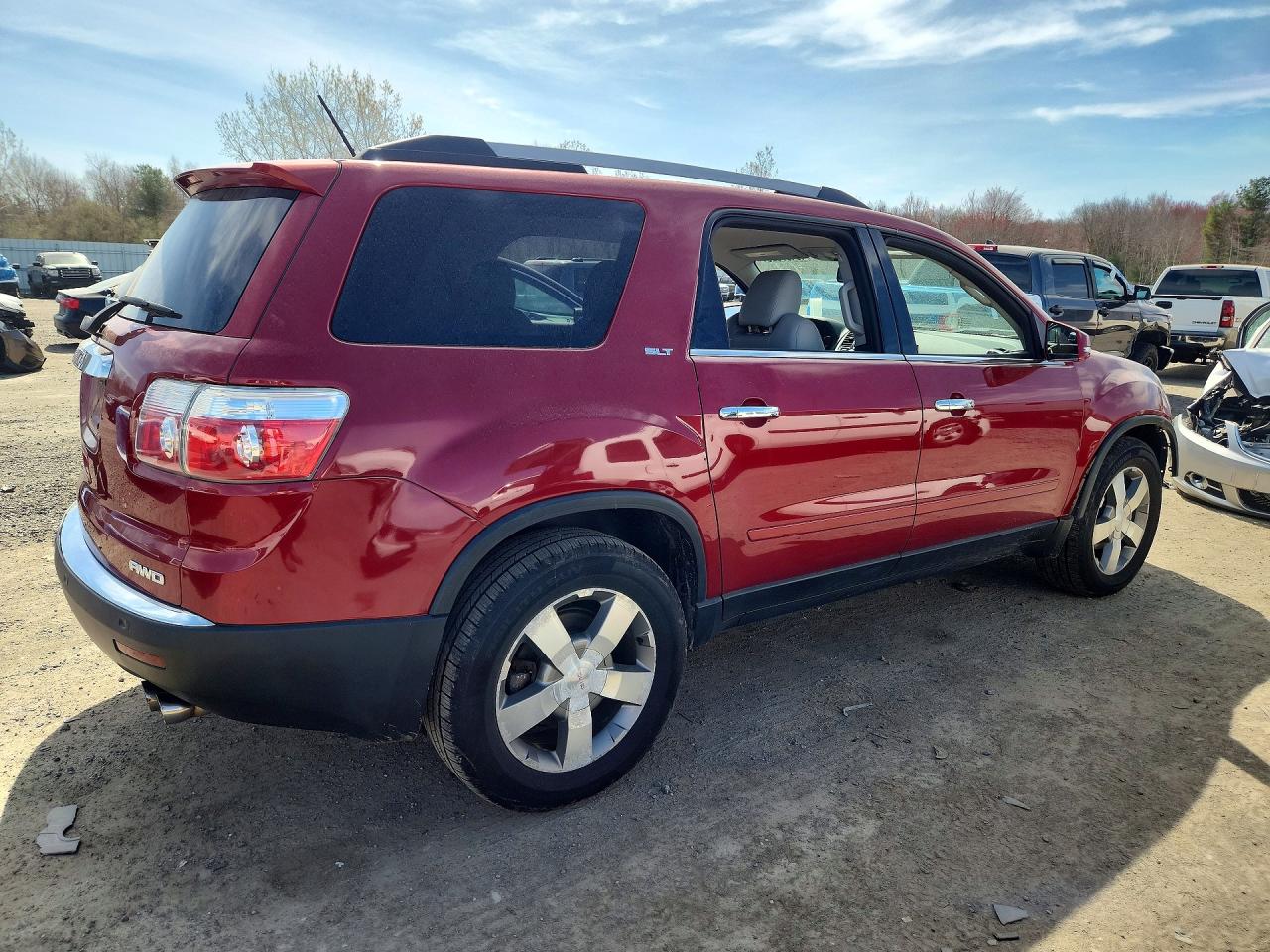 2012 Gmc Acadia Slt-1 Red vin: 1GKKVRED8CJ335925