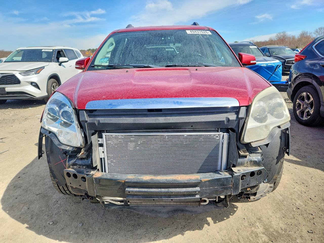 2012 Gmc Acadia Slt-1 Red vin: 1GKKVRED8CJ335925
