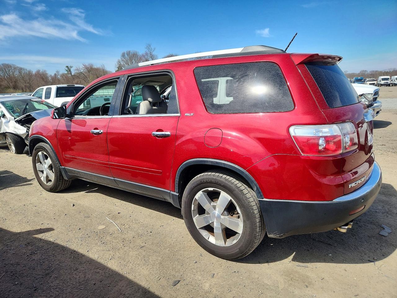 2012 Gmc Acadia Slt-1 Red vin: 1GKKVRED8CJ335925