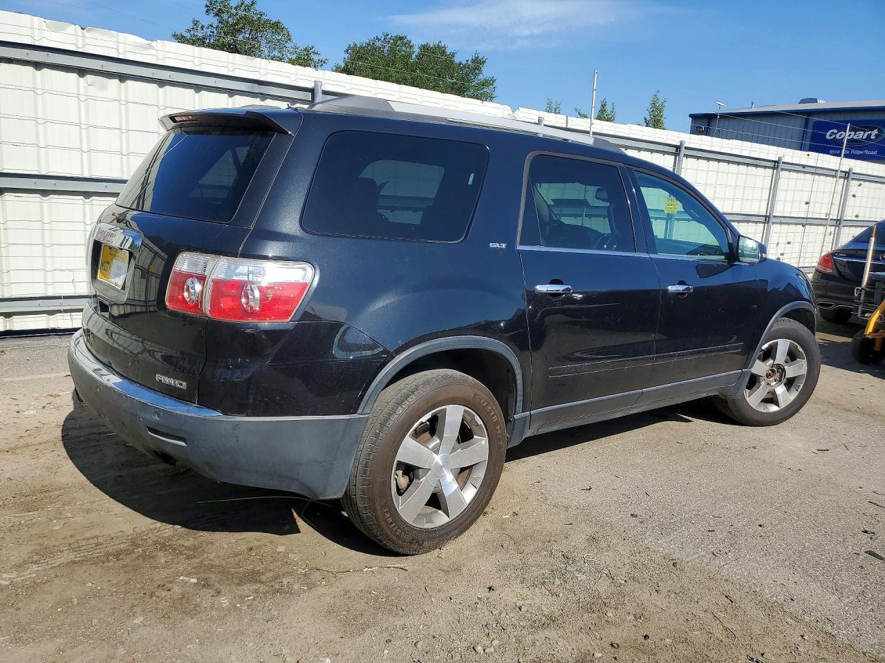 2012 Gmc Acadia Slt-1 Black vin: 1GKKVRED8CJ338291