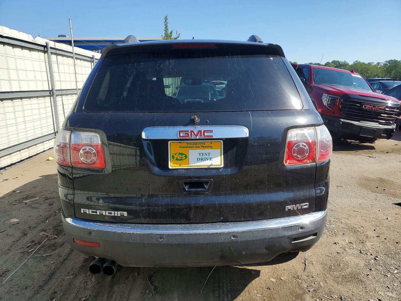 2012 Gmc Acadia Slt-1 Black vin: 1GKKVRED8CJ338291
