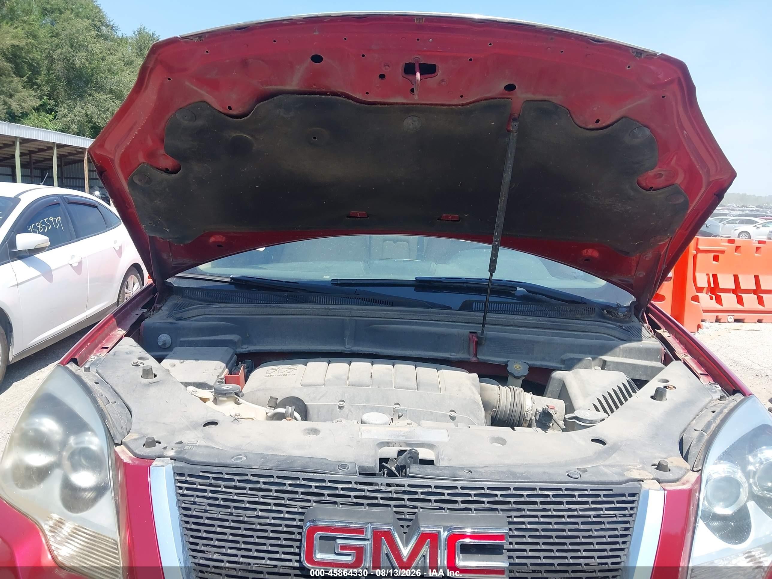 2012 Gmc Acadia Slt-1 Red vin: 1GKKVRED8CJ377687