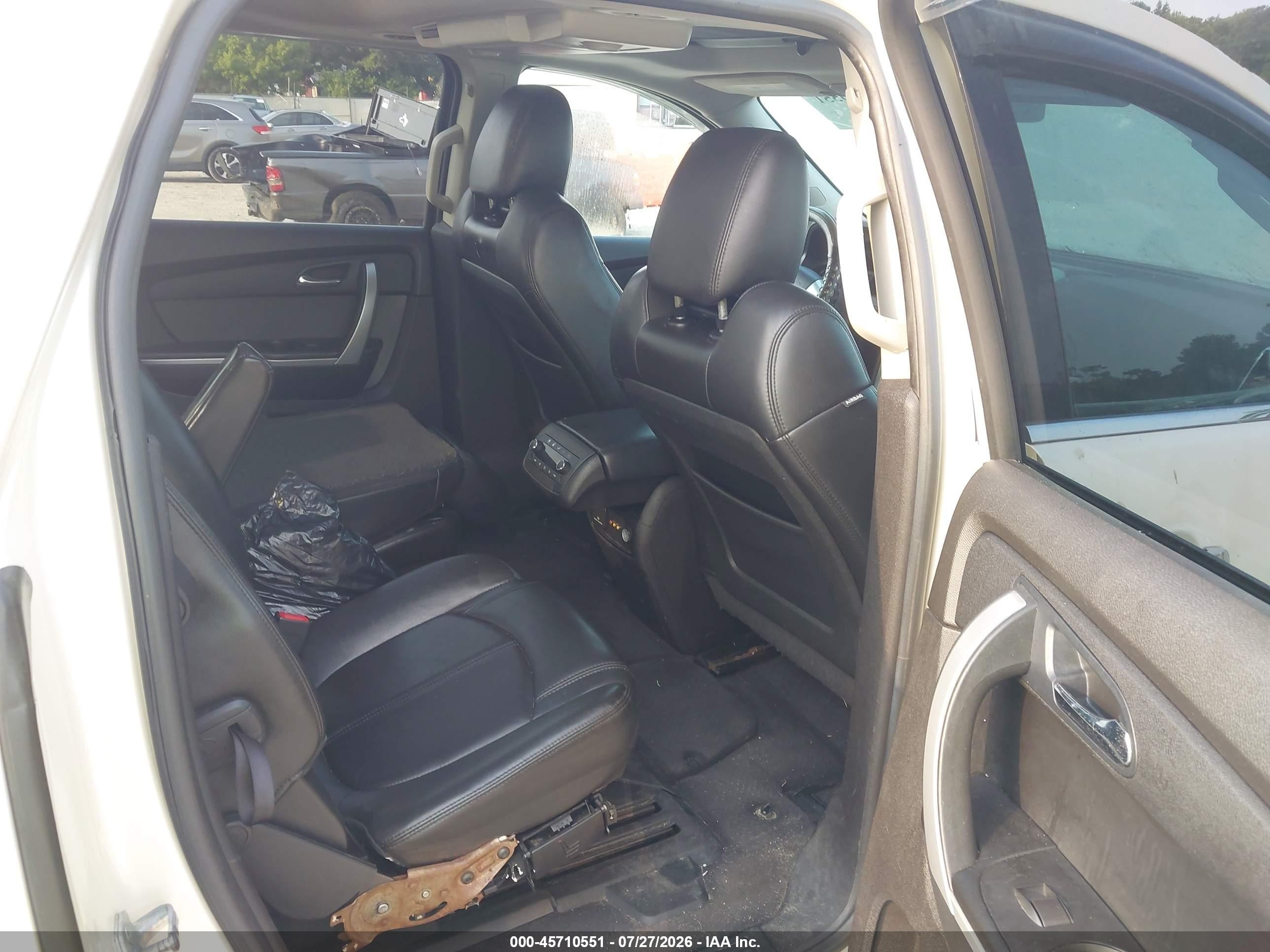 2011 Gmc Acadia Slt-1 White vin: 1GKKVRED9BJ244533