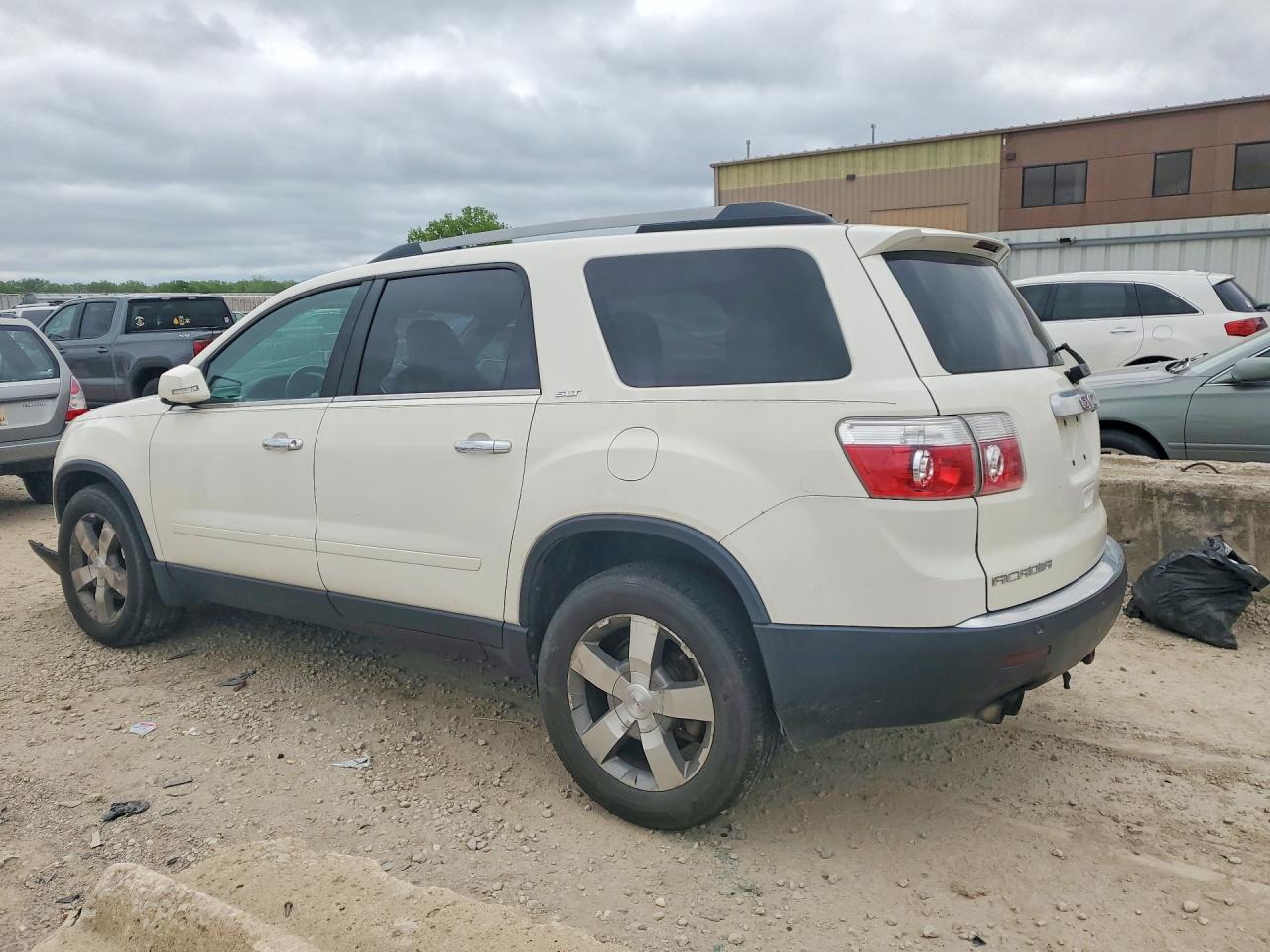2011 Gmc Acadia Slt-1 White vin: 1GKKVRED9BJ370018