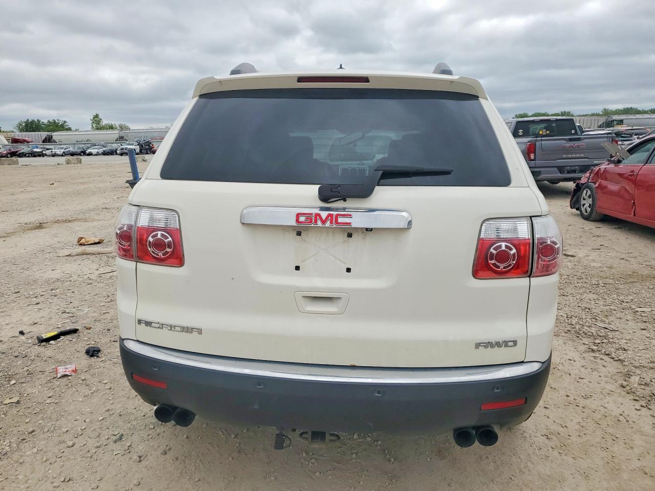2011 Gmc Acadia Slt-1 White vin: 1GKKVRED9BJ370018