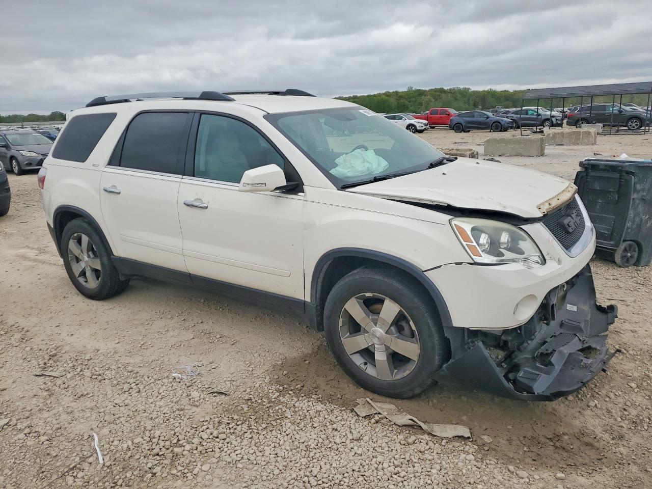 2011 Gmc Acadia Slt-1 White vin: 1GKKVRED9BJ370018