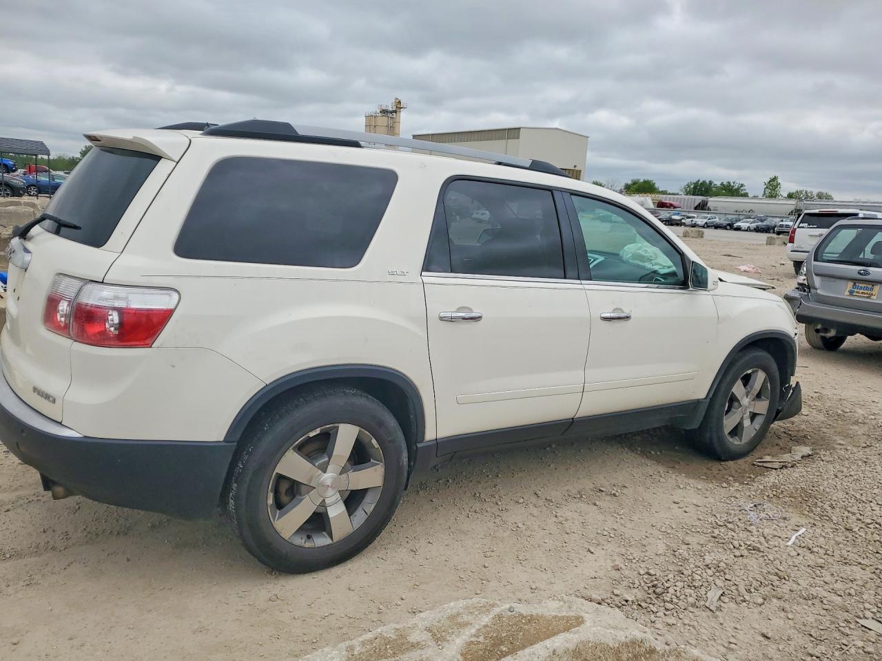 2011 Gmc Acadia Slt-1 White vin: 1GKKVRED9BJ370018