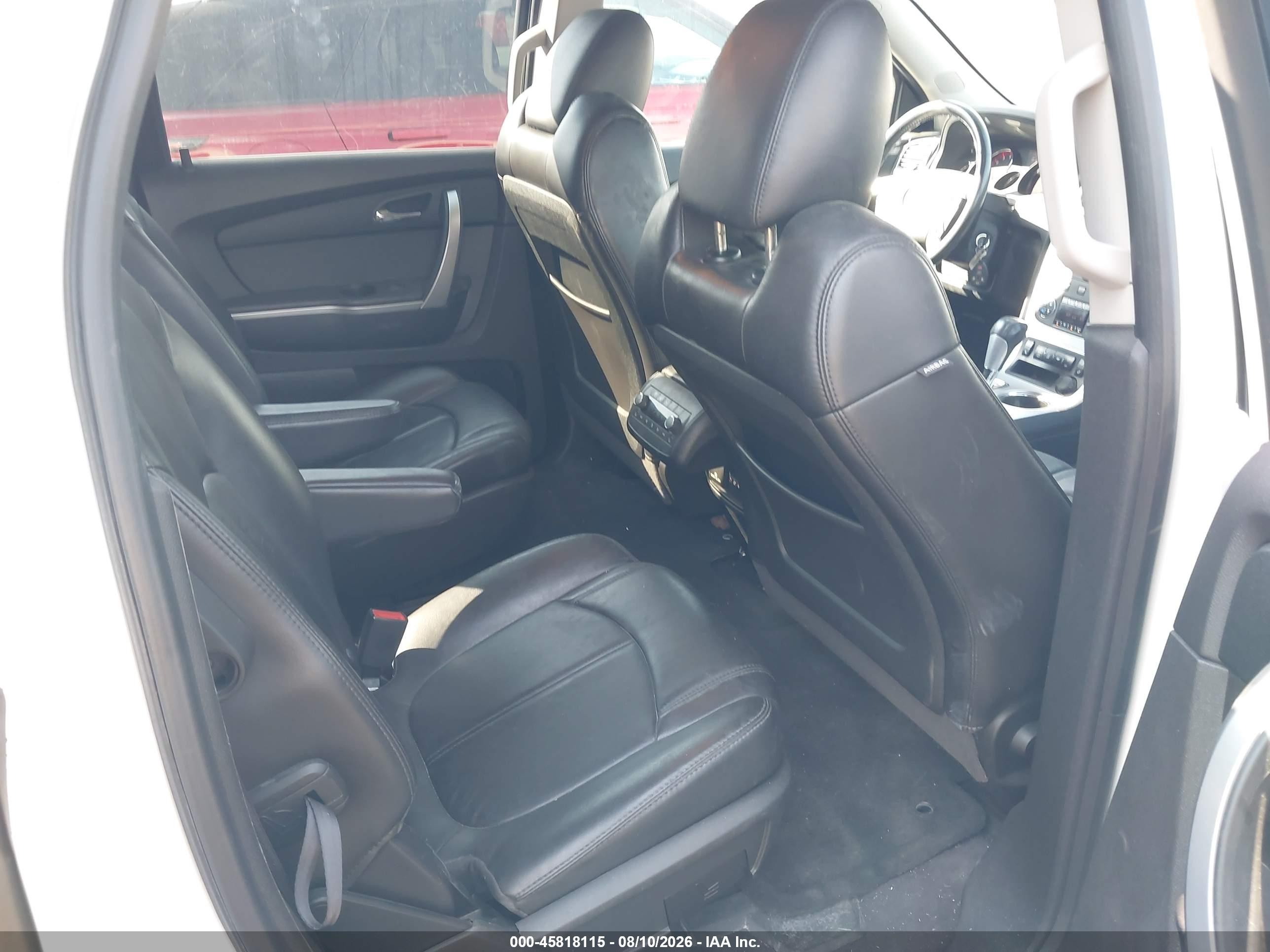 2012 Gmc Acadia Slt-1 White vin: 1GKKVRED9CJ167051