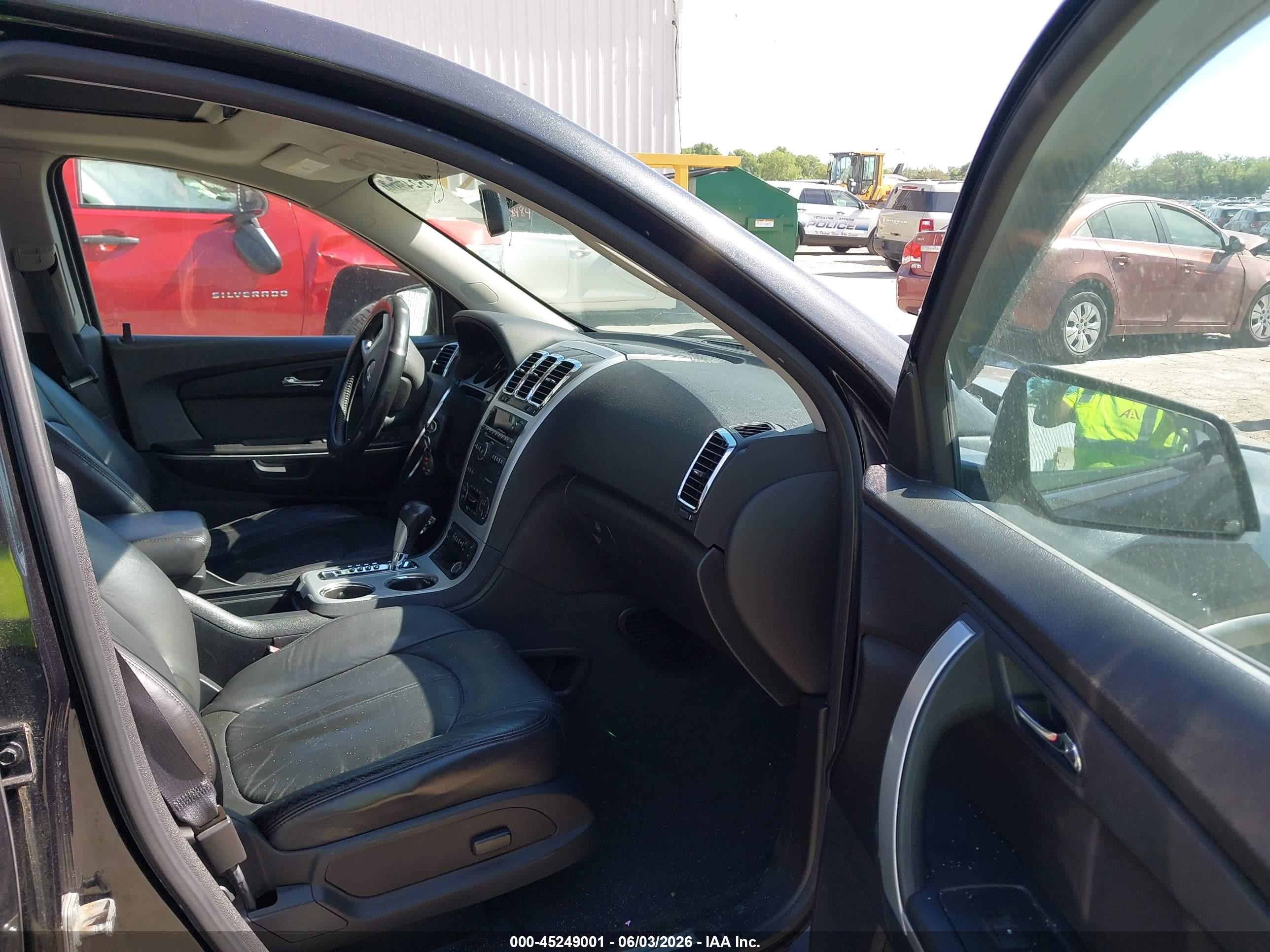 2012 Gmc Acadia Slt-1 Black vin: 1GKKVRED9CJ232075