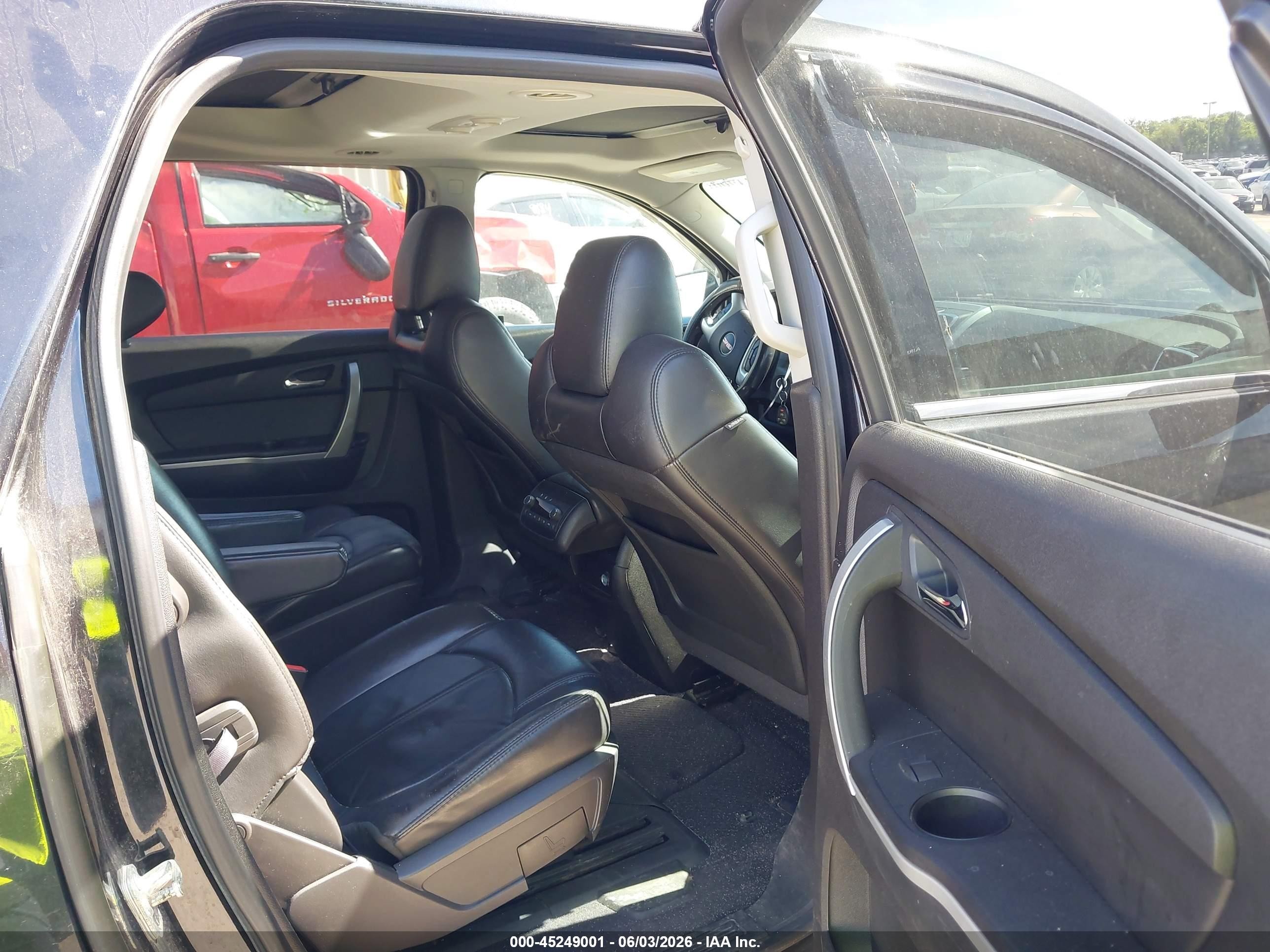 2012 Gmc Acadia Slt-1 Black vin: 1GKKVRED9CJ232075