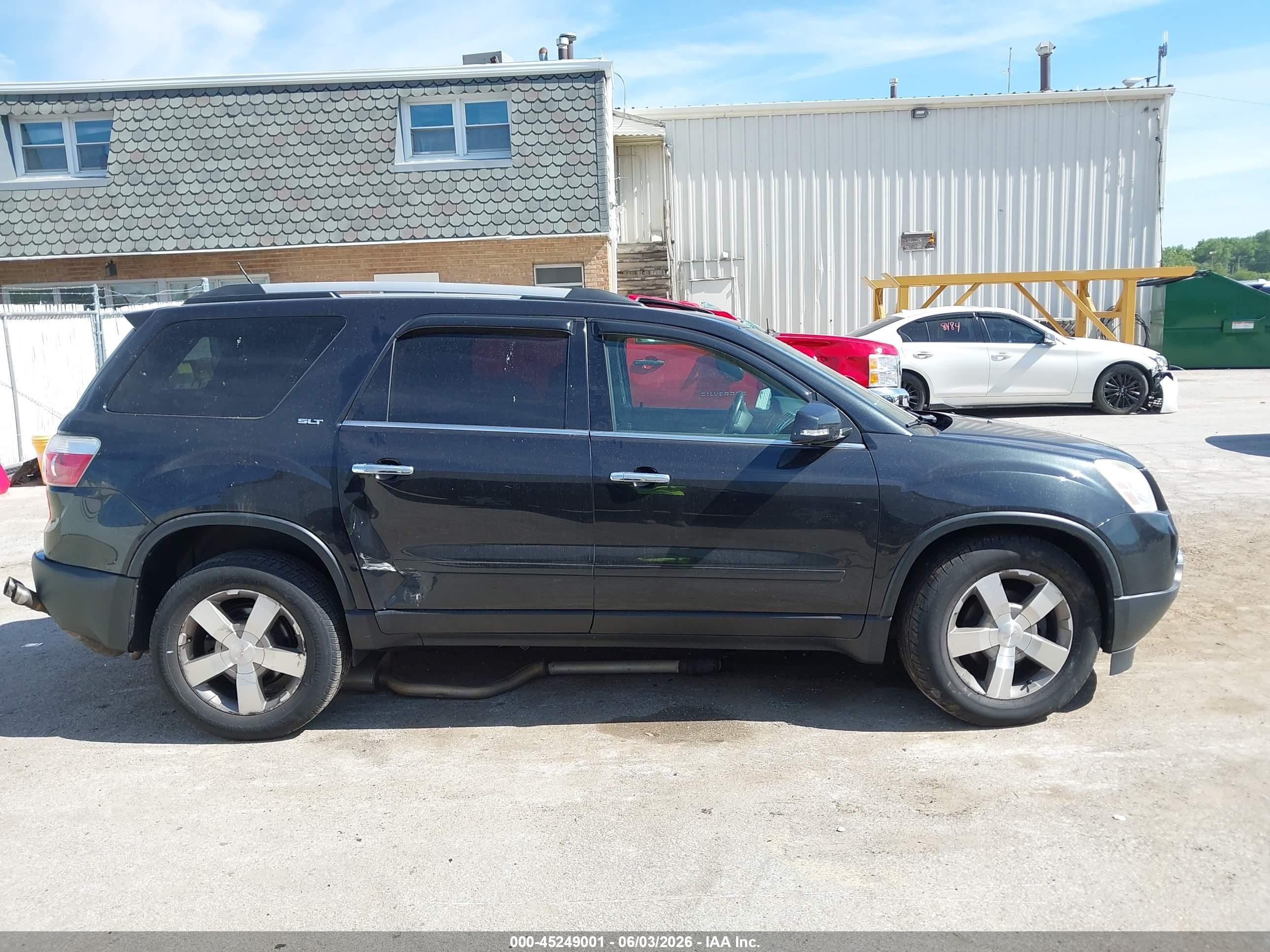 2012 Gmc Acadia Slt-1 Black vin: 1GKKVRED9CJ232075