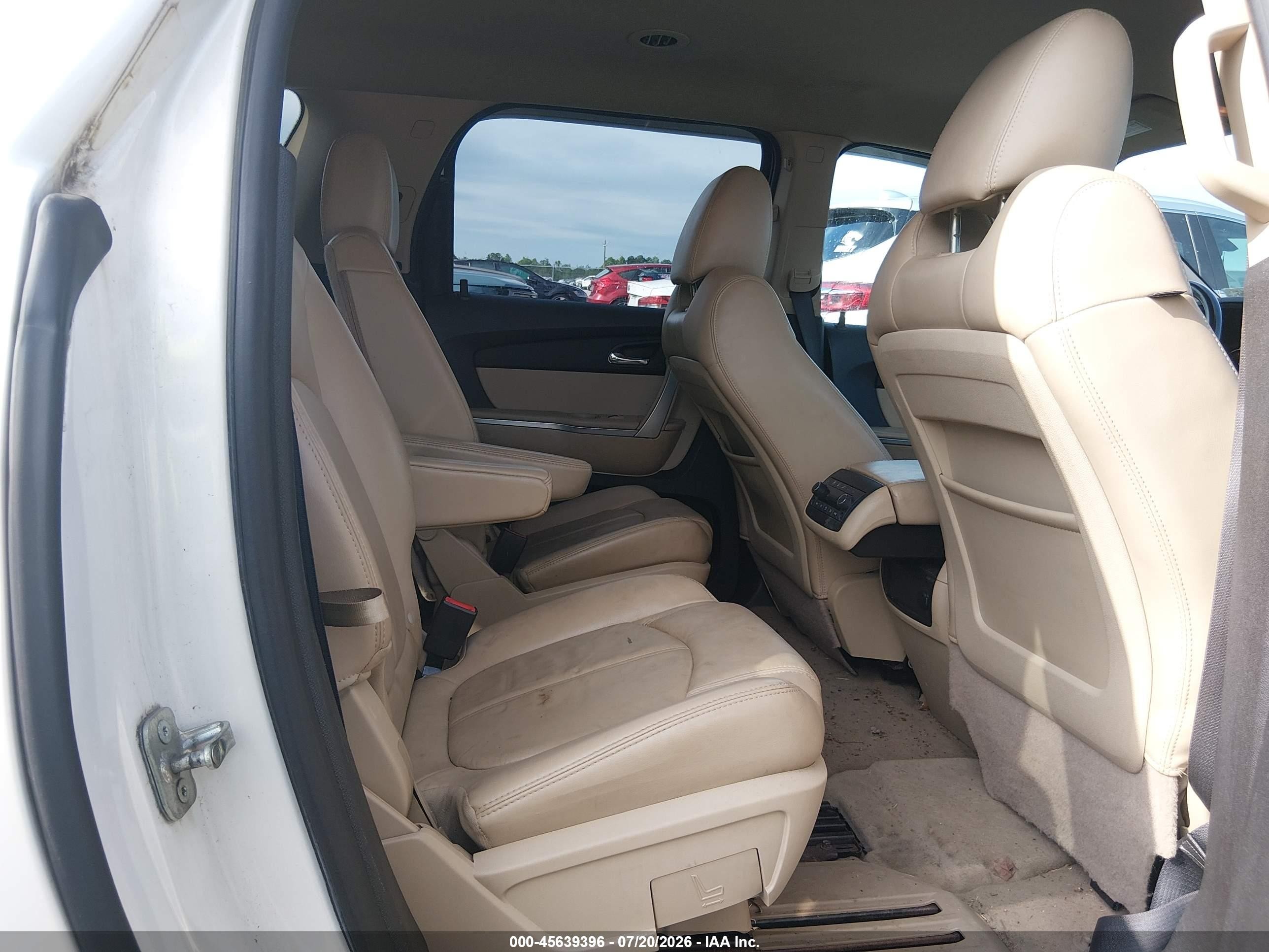 2012 Gmc Acadia Slt-1 White vin: 1GKKVRED9CJ350658