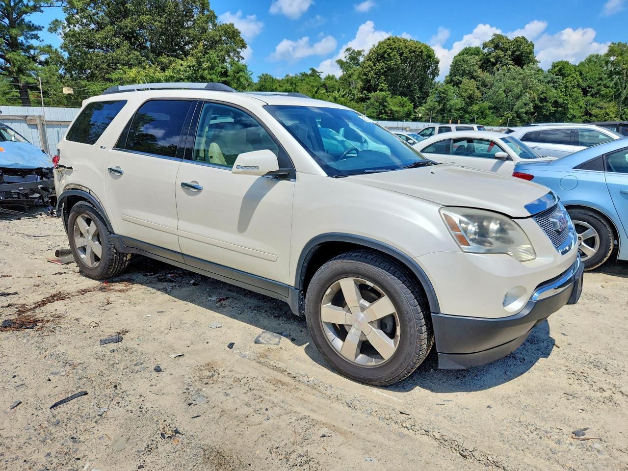 2012 Gmc Acadia Slt-1 White vin: 1GKKVREDXCJ225393