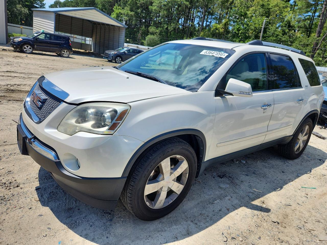 2012 Gmc Acadia Slt-1 White vin: 1GKKVREDXCJ225393