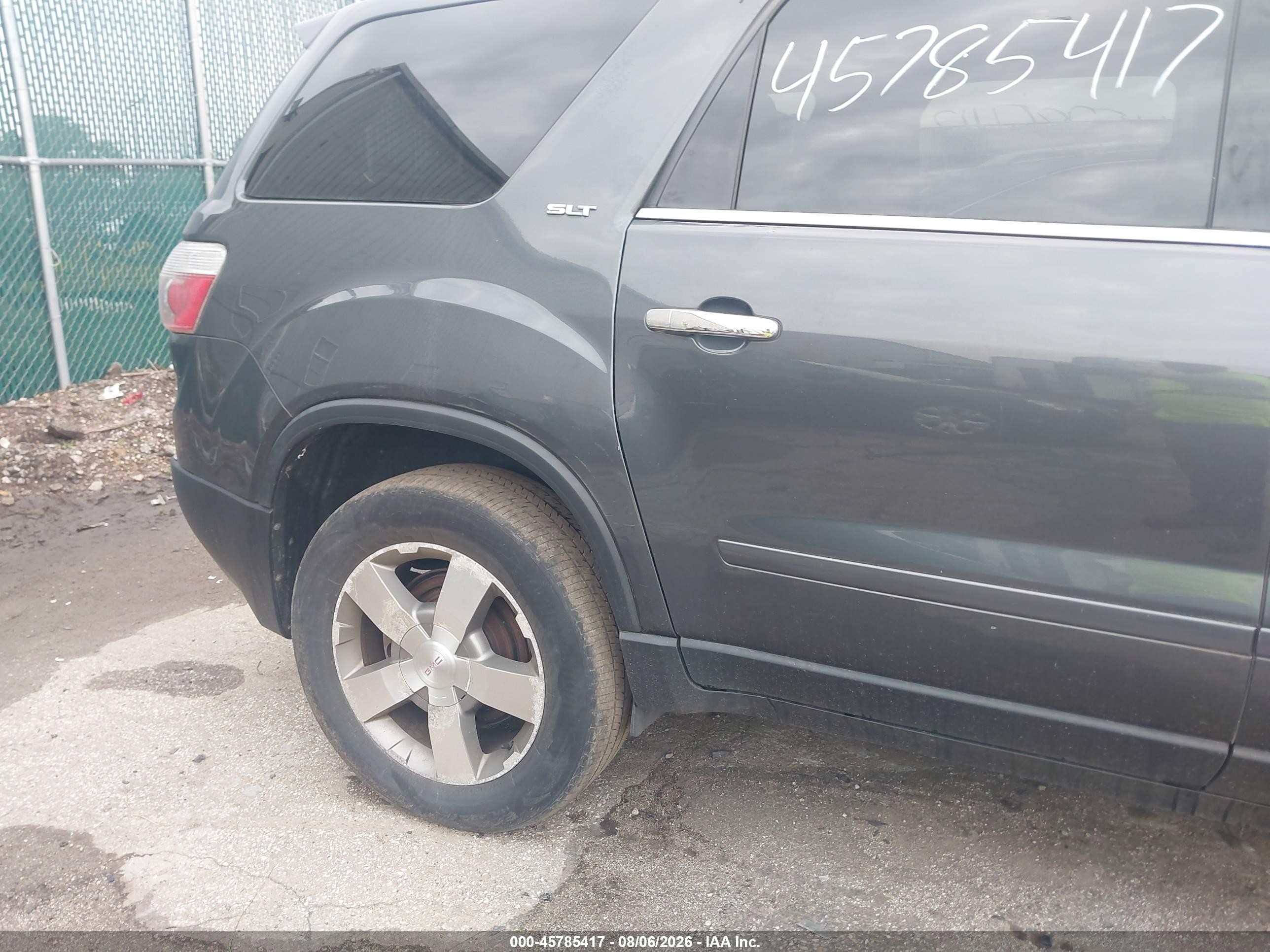 2012 Gmc Acadia Slt-1 Gray vin: 1GKKVREDXCJ419213