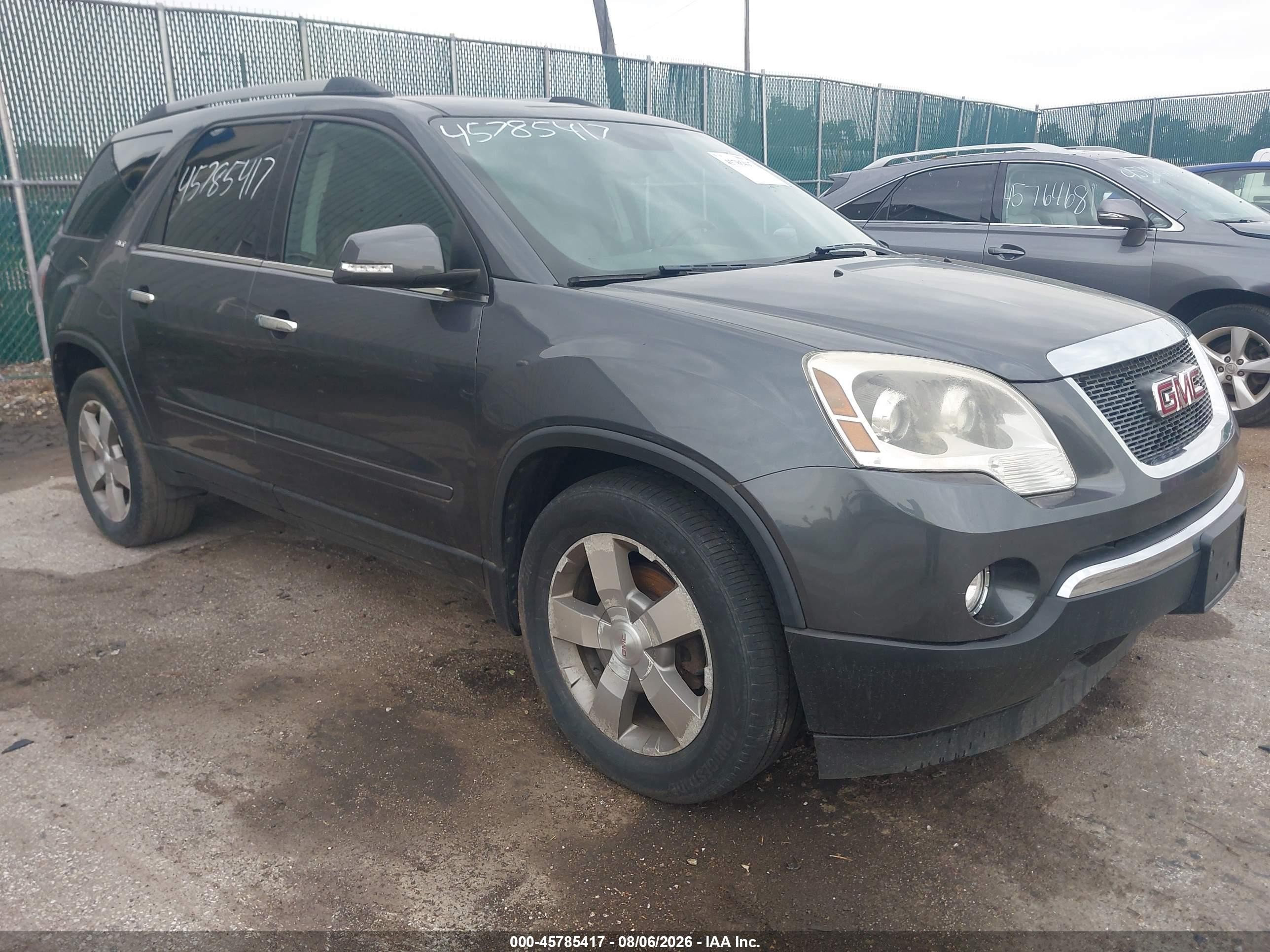 2012 Gmc Acadia Slt-1 Gray vin: 1GKKVREDXCJ419213
