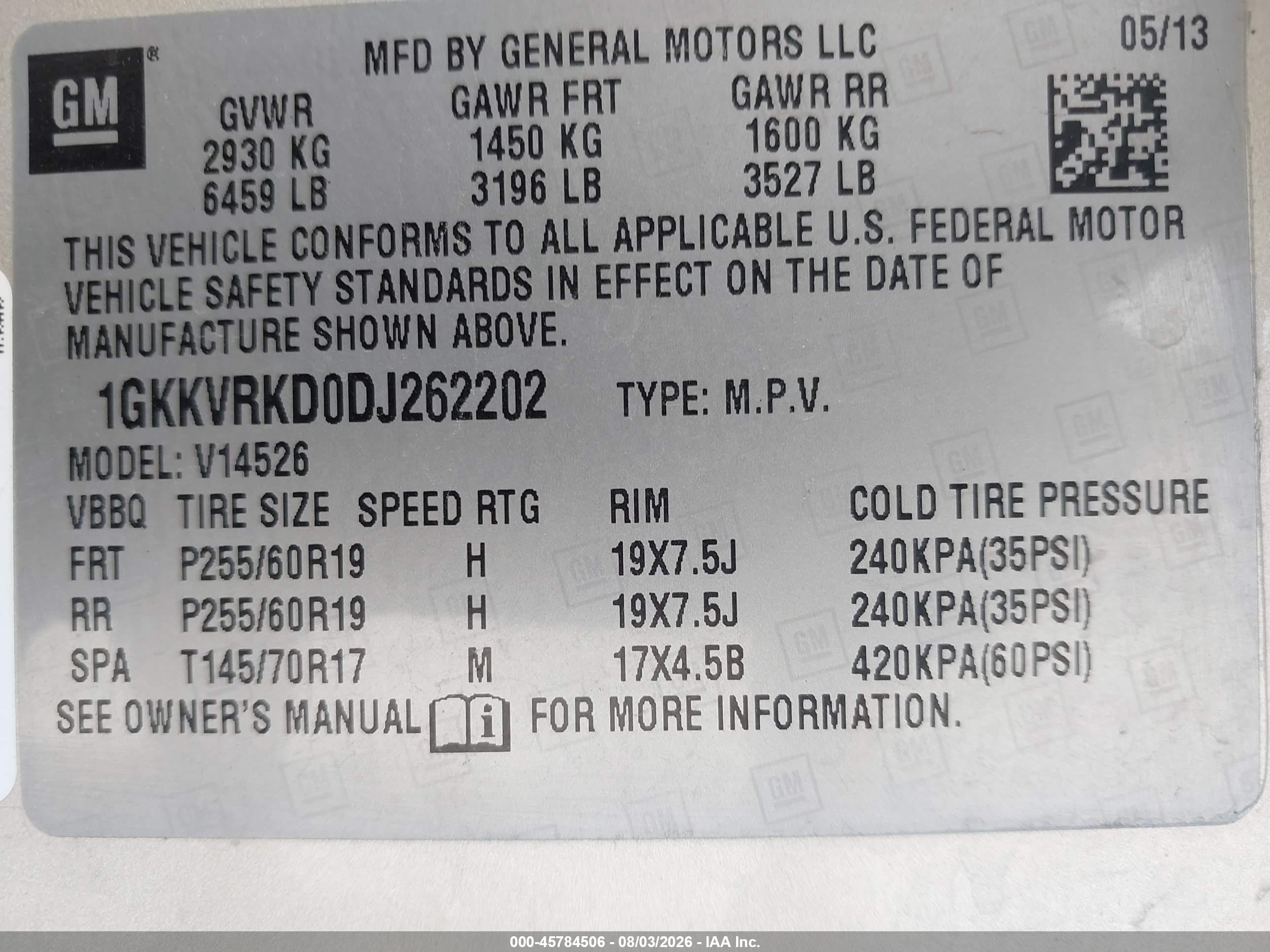2013 Gmc Acadia Slt-1 Желто-коричневый vin: 1GKKVRKD0DJ262202