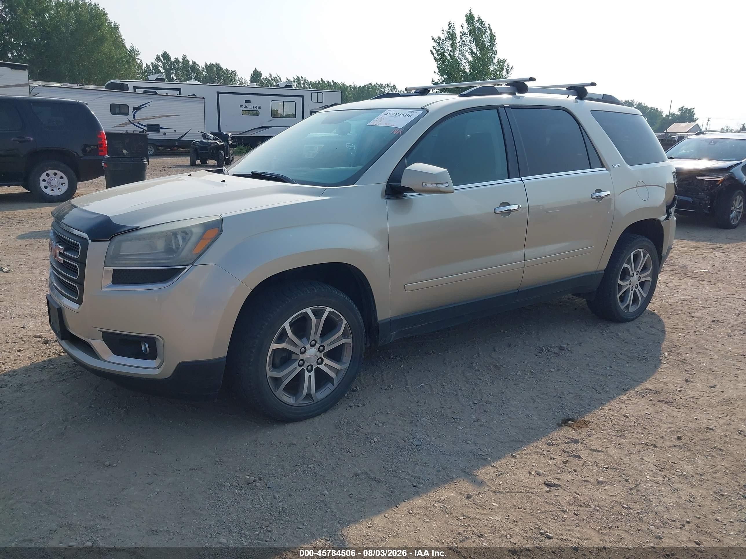 2013 Gmc Acadia Slt-1 Желто-коричневый vin: 1GKKVRKD0DJ262202