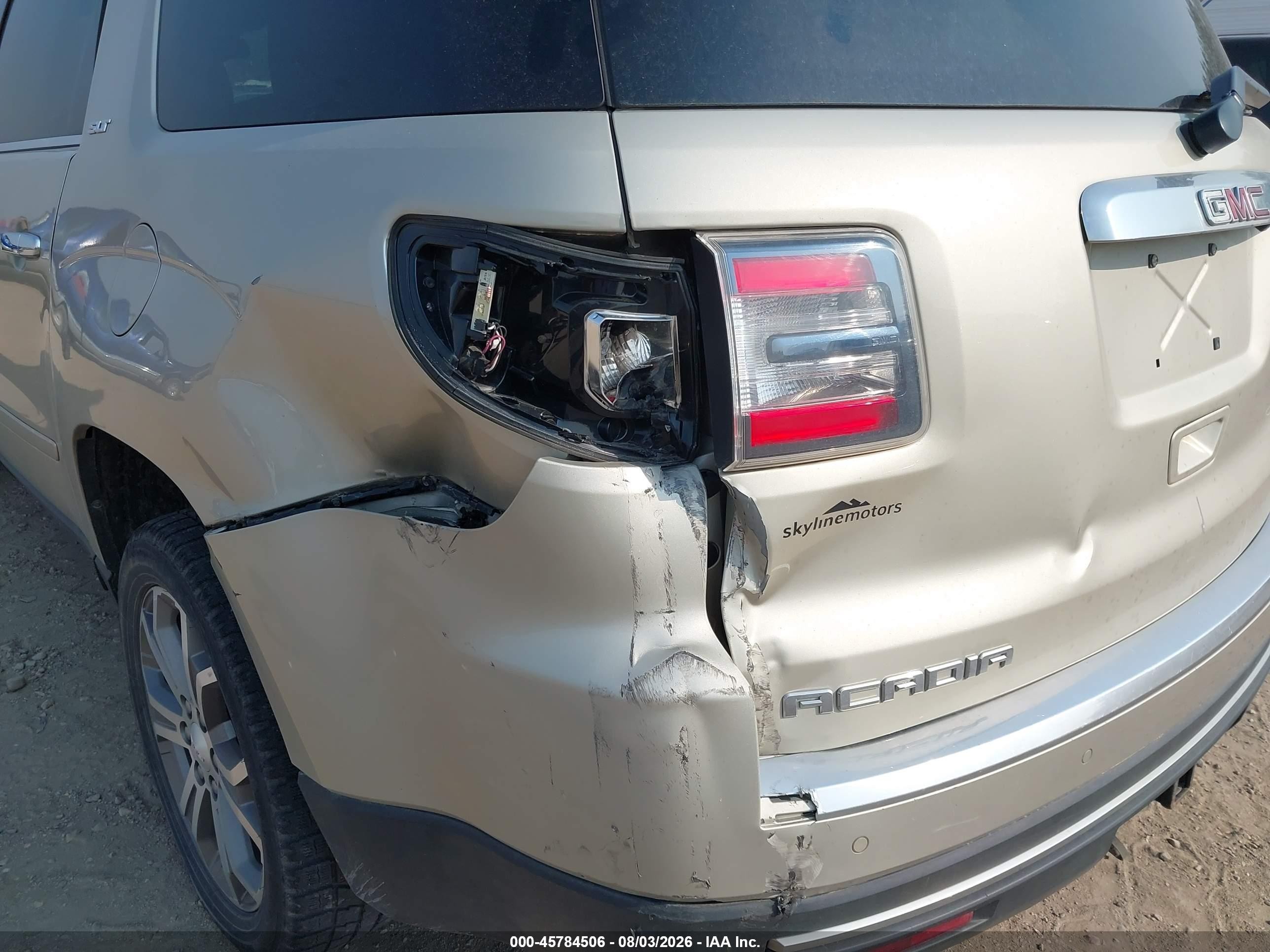 2013 Gmc Acadia Slt-1 Желто-коричневый vin: 1GKKVRKD0DJ262202