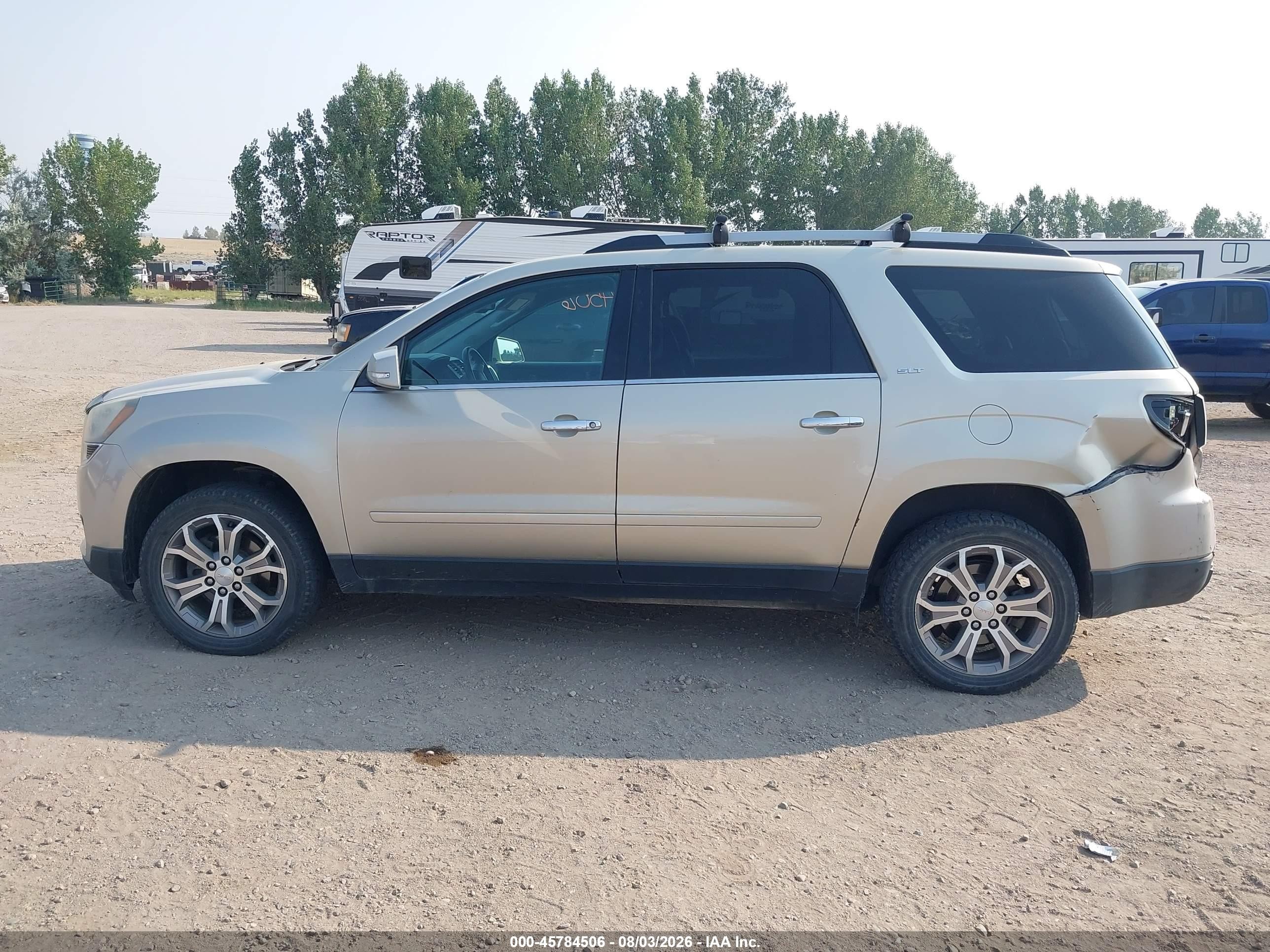 2013 Gmc Acadia Slt-1 Желто-коричневый vin: 1GKKVRKD0DJ262202