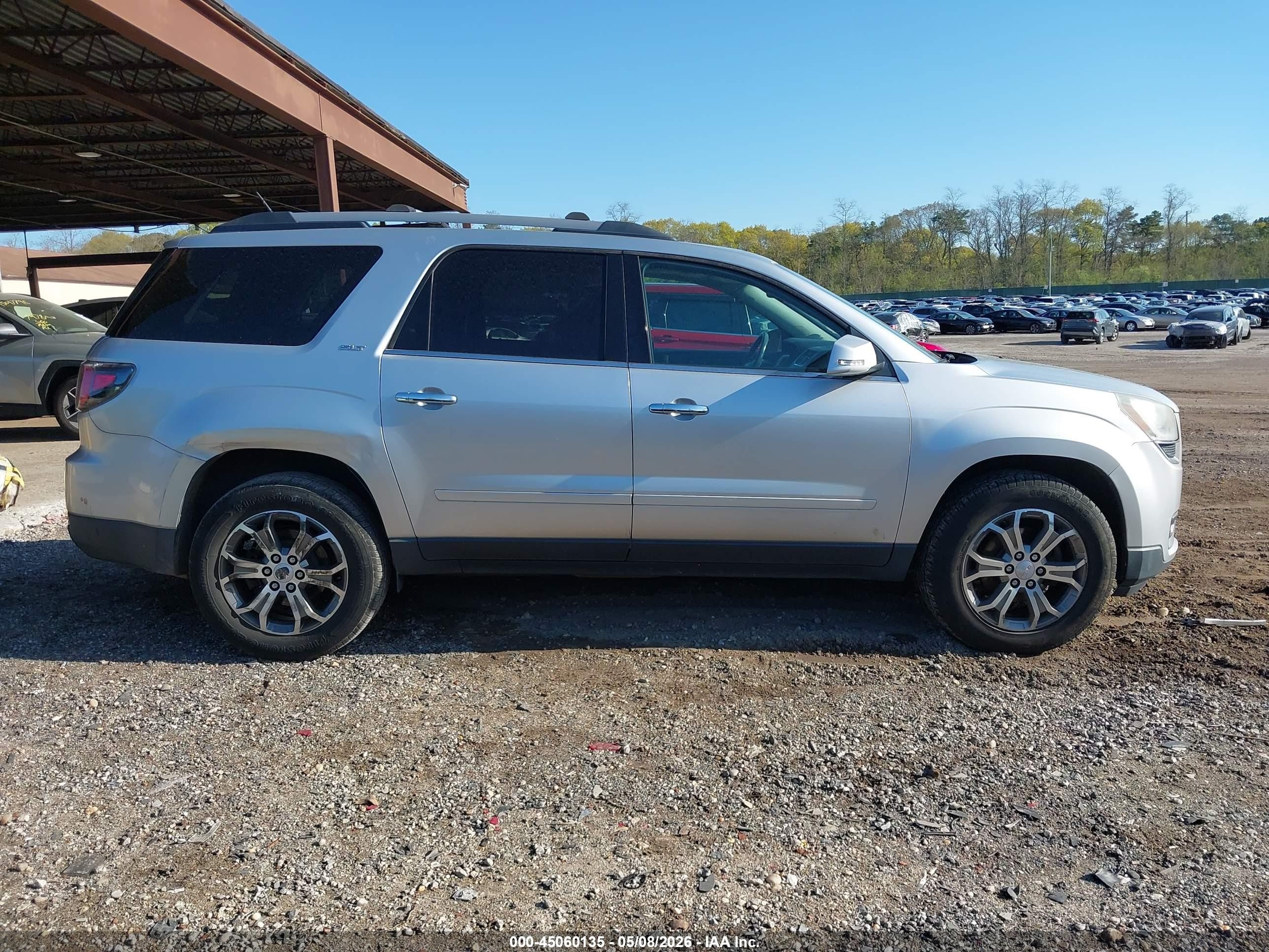 2014 Gmc Acadia Slt-1 Silver vin: 1GKKVRKD0EJ134382