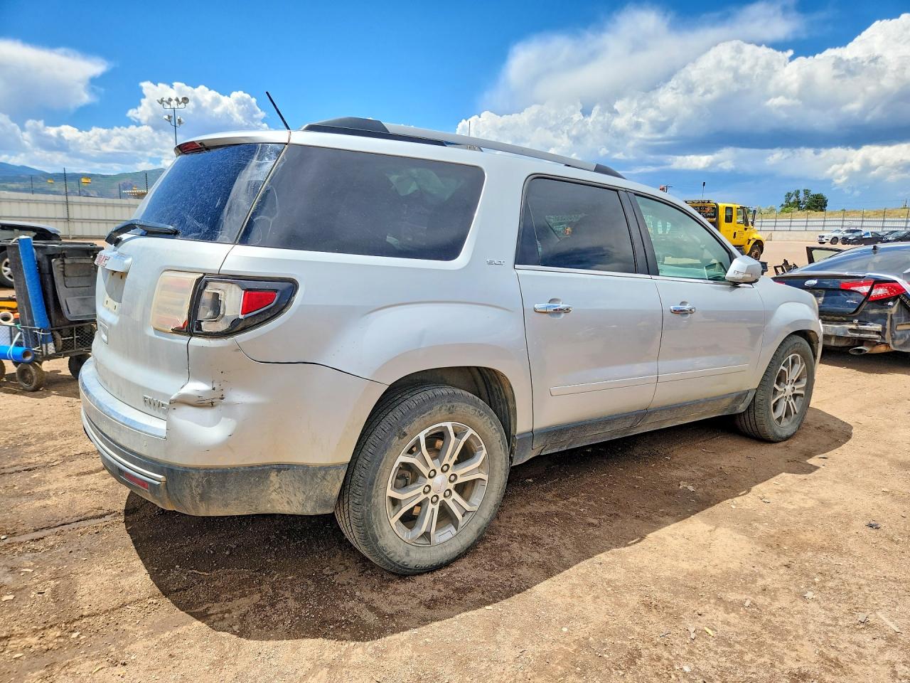 2014 Gmc Acadia Slt-1 Silver vin: 1GKKVRKD0EJ139436
