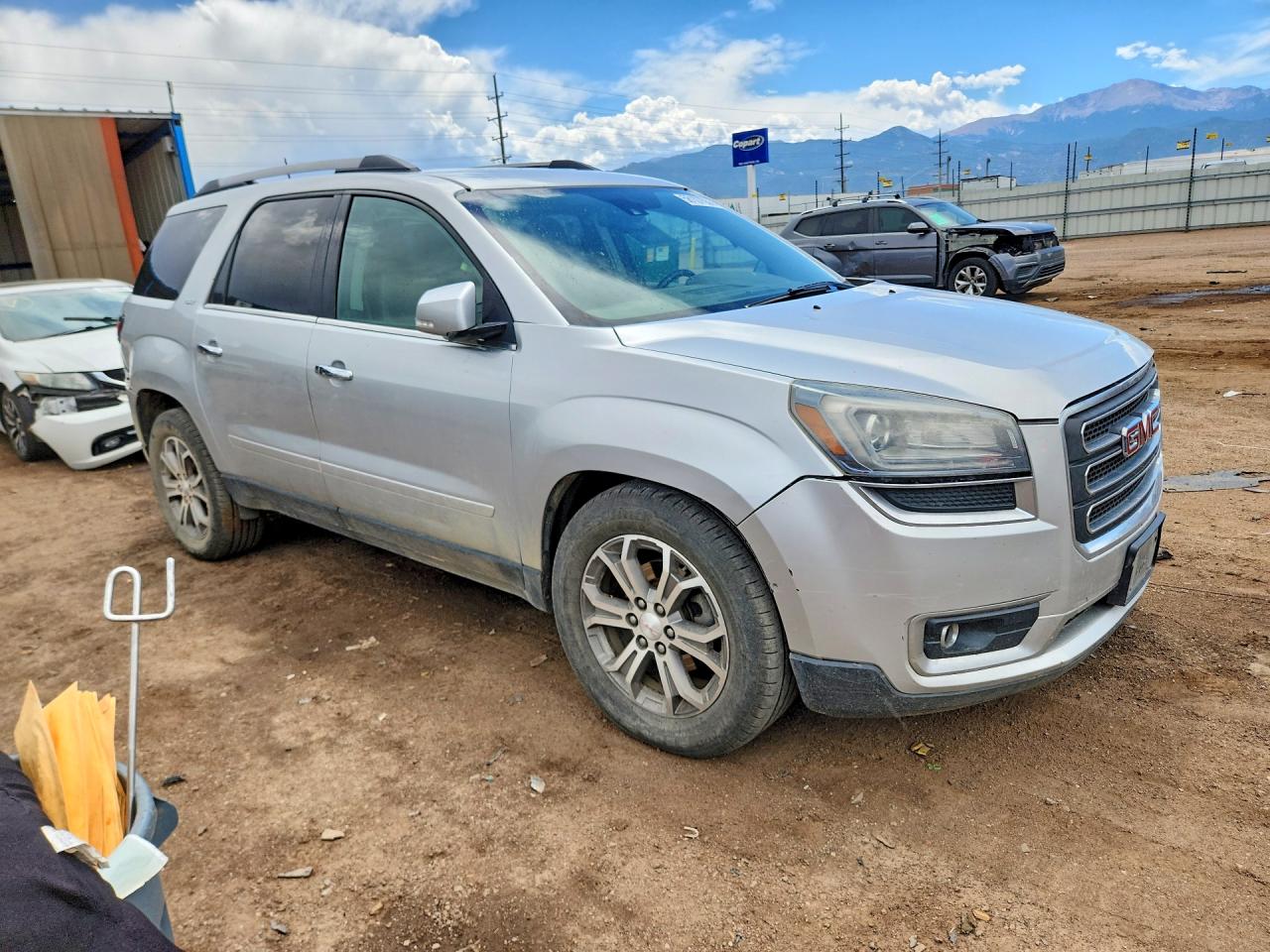 2014 Gmc Acadia Slt-1 Silver vin: 1GKKVRKD0EJ139436