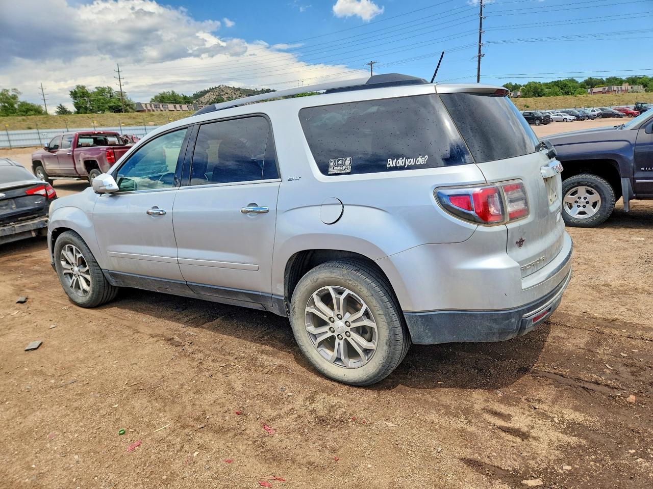 2014 Gmc Acadia Slt-1 Silver vin: 1GKKVRKD0EJ139436