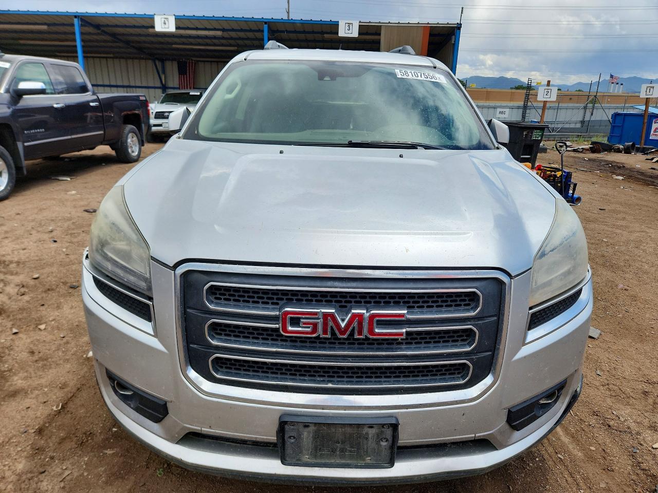 2014 Gmc Acadia Slt-1 Silver vin: 1GKKVRKD0EJ139436