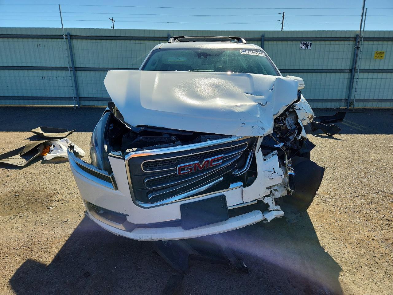 2015 Gmc Acadia Slt-1 White vin: 1GKKVRKD0FJ177279