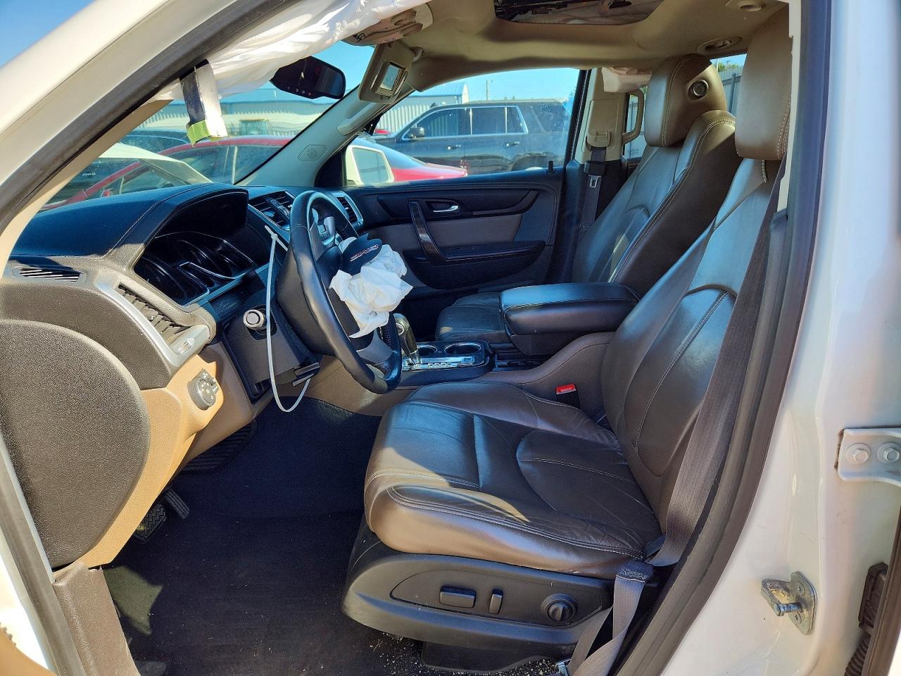 2015 Gmc Acadia Slt-1 White vin: 1GKKVRKD0FJ177279