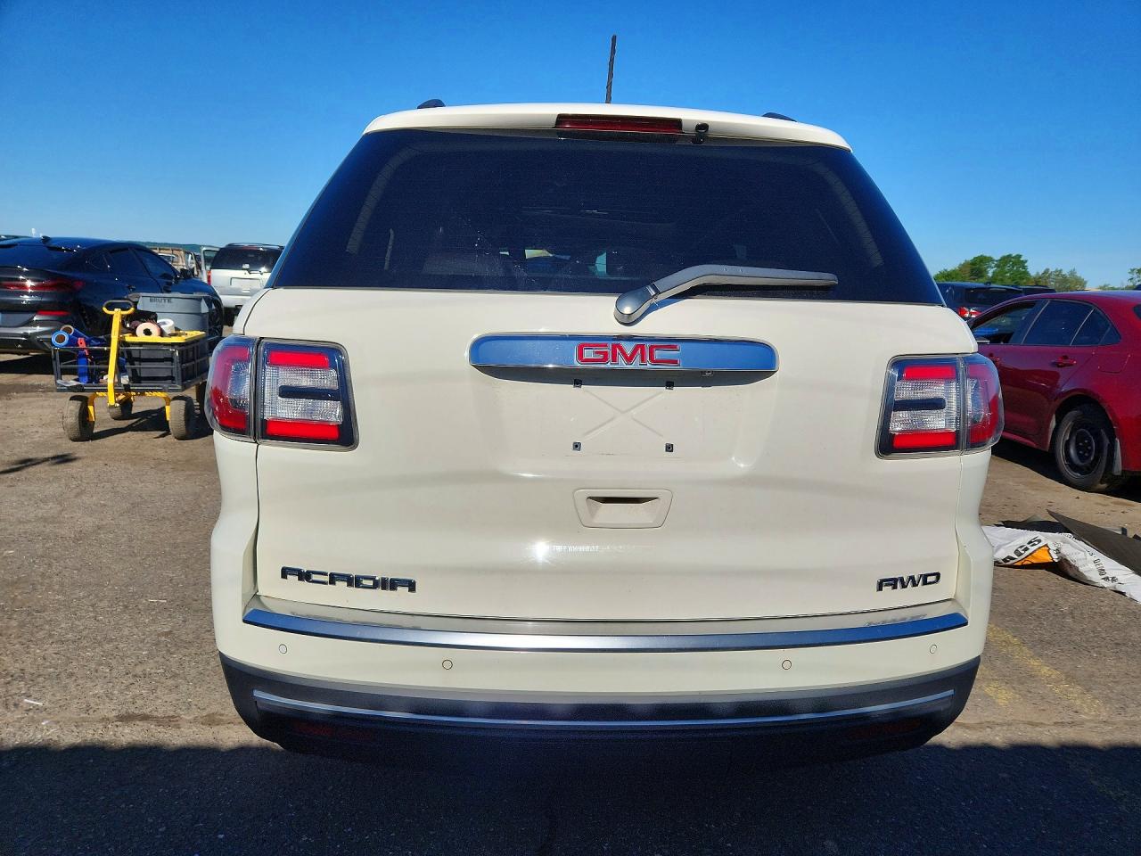 2015 Gmc Acadia Slt-1 White vin: 1GKKVRKD0FJ177279