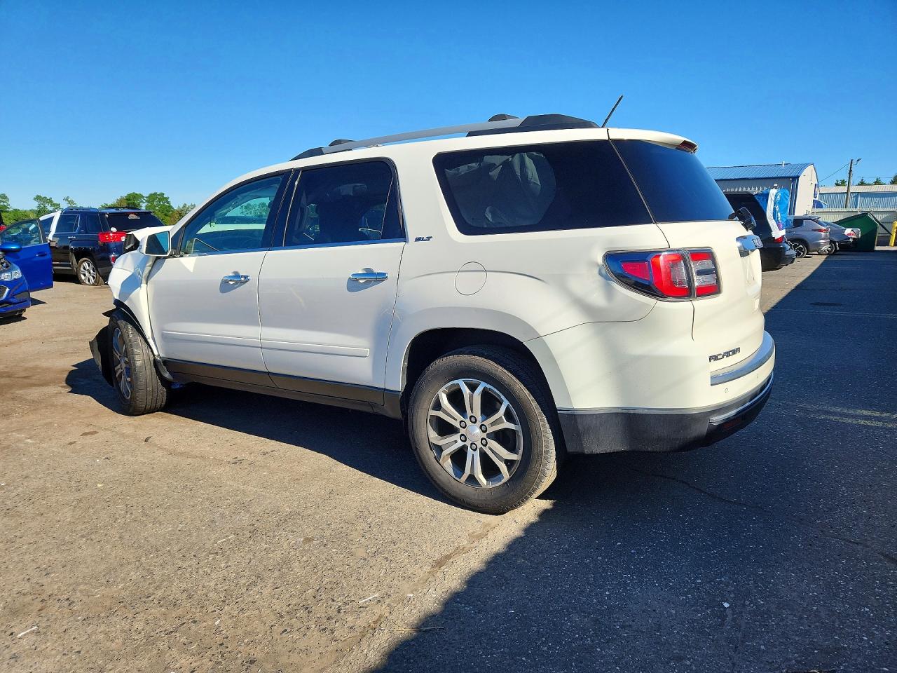 2015 Gmc Acadia Slt-1 White vin: 1GKKVRKD0FJ177279