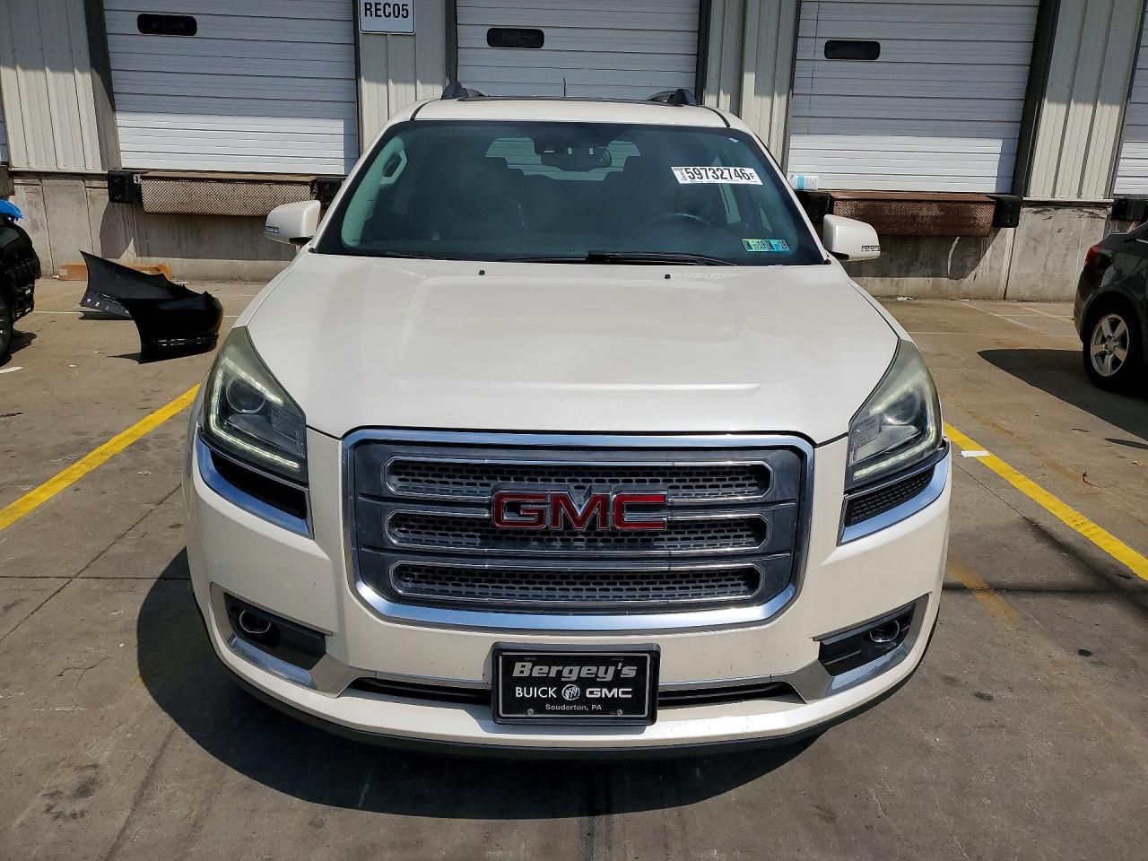2015 Gmc Acadia Slt-1 White vin: 1GKKVRKD0FJ205680
