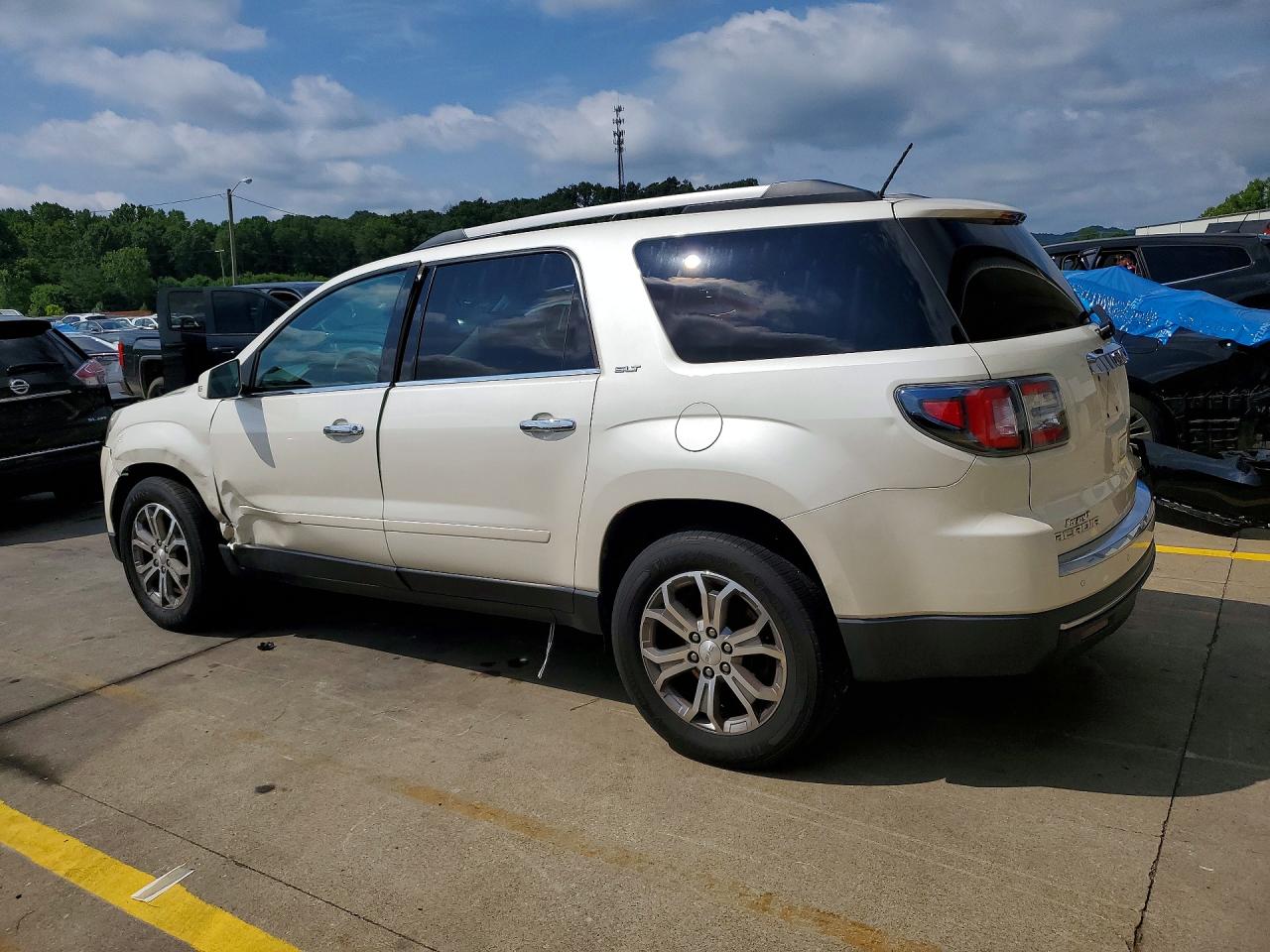 2015 Gmc Acadia Slt-1 White vin: 1GKKVRKD0FJ205680
