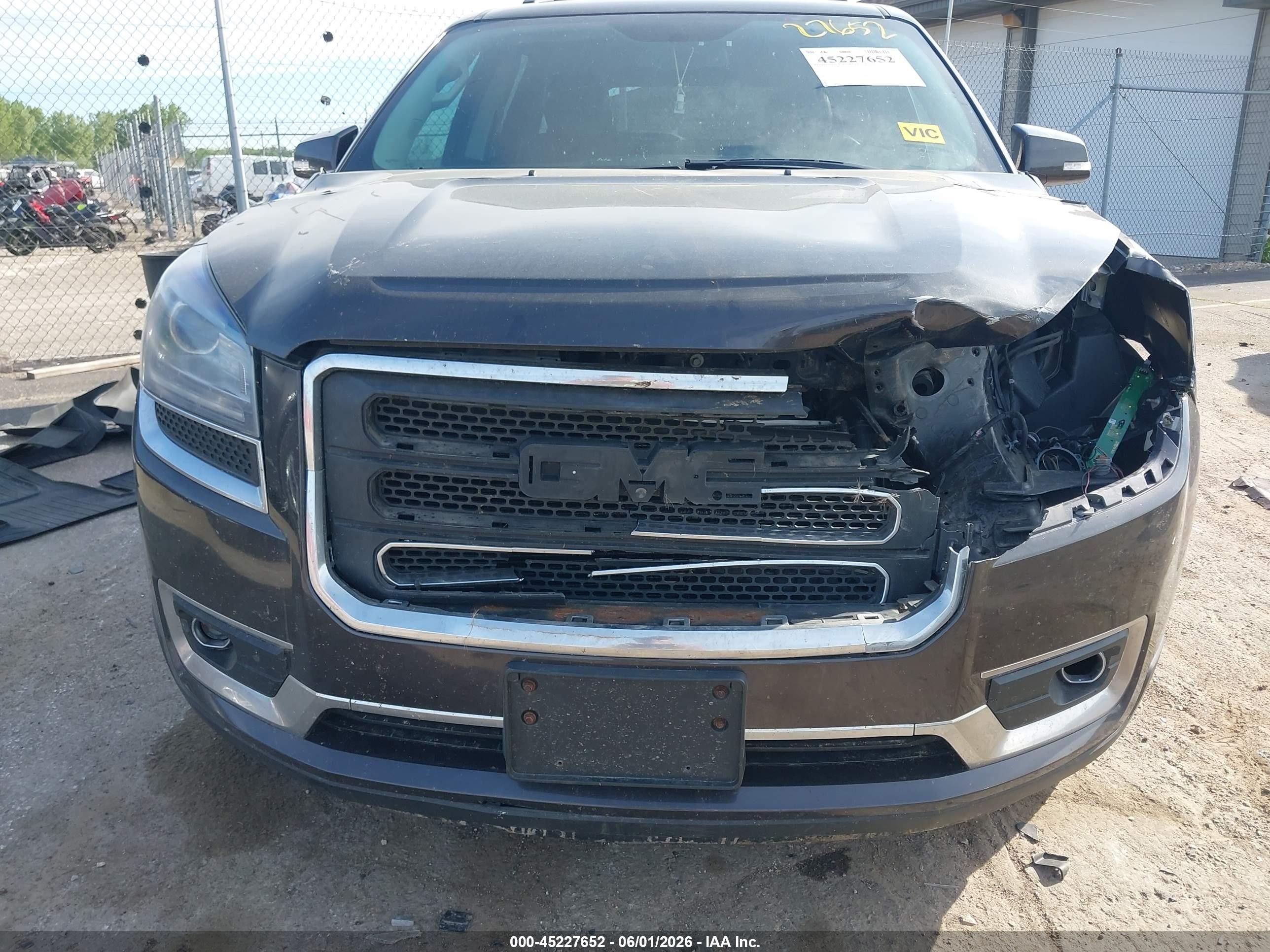 2013 Gmc Acadia Slt-1 Brown vin: 1GKKVRKD1DJ235610