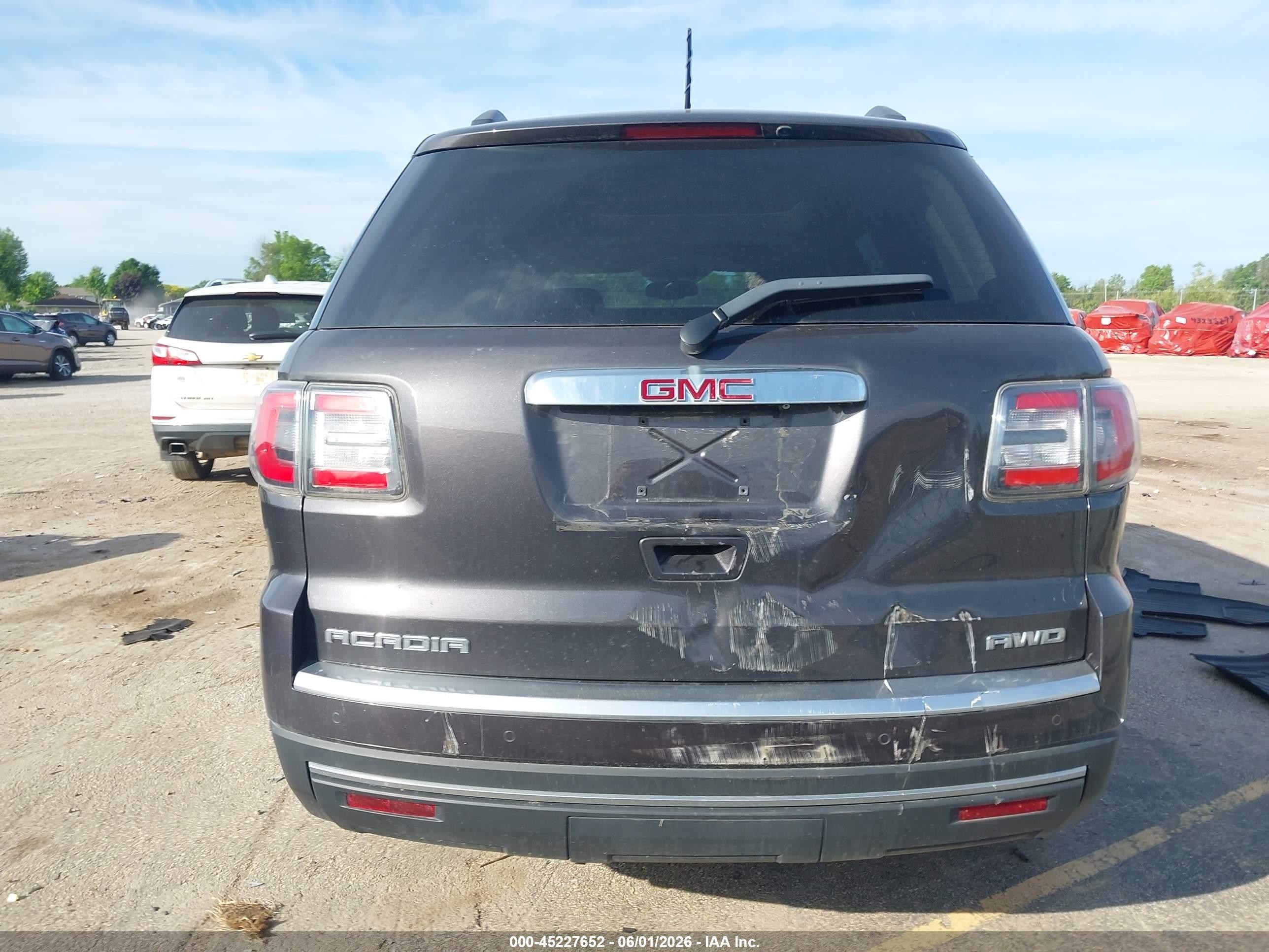 2013 Gmc Acadia Slt-1 Brown vin: 1GKKVRKD1DJ235610
