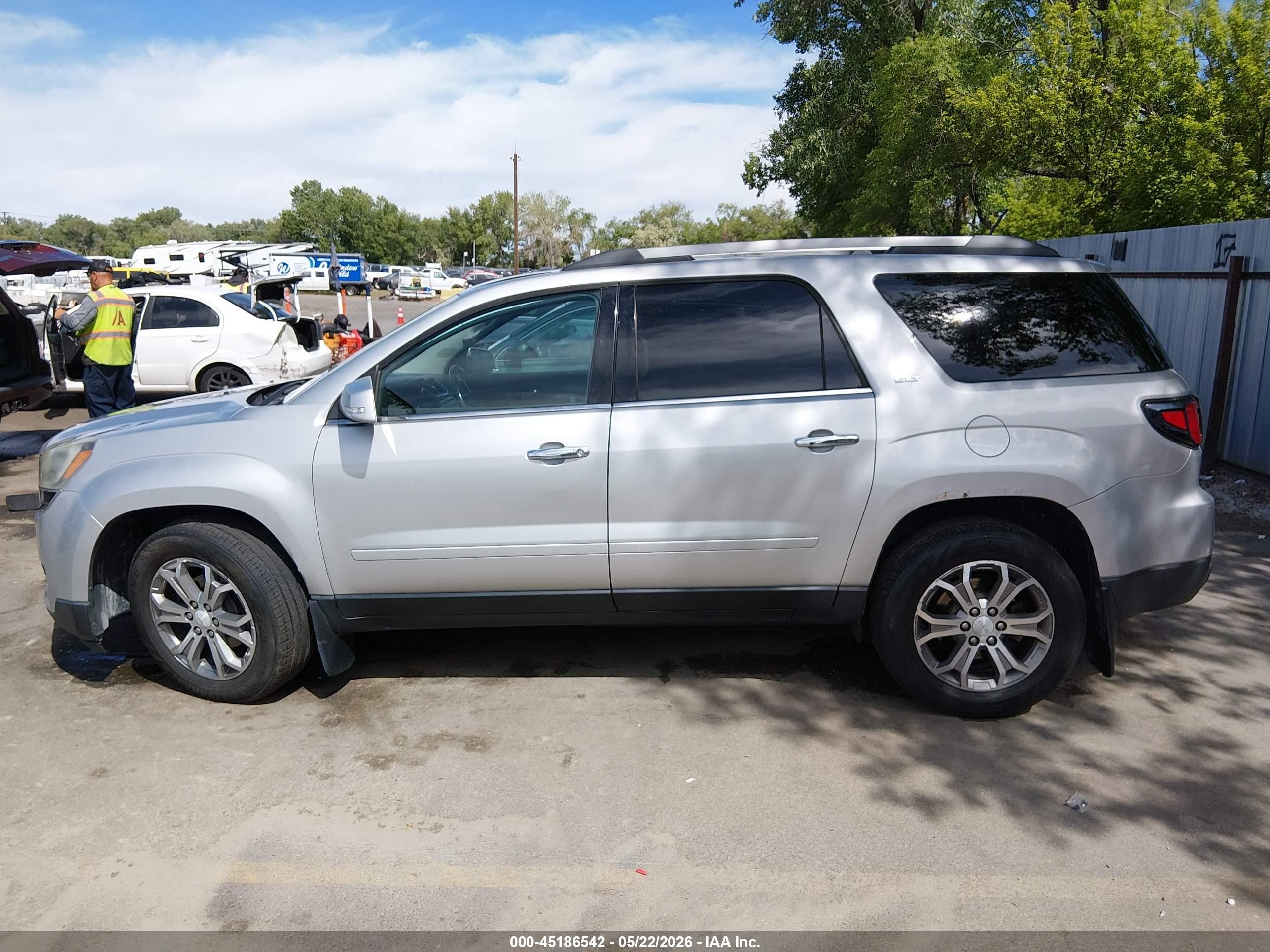 2013 Gmc Acadia Slt-1 Silver vin: 1GKKVRKD1DJ256361