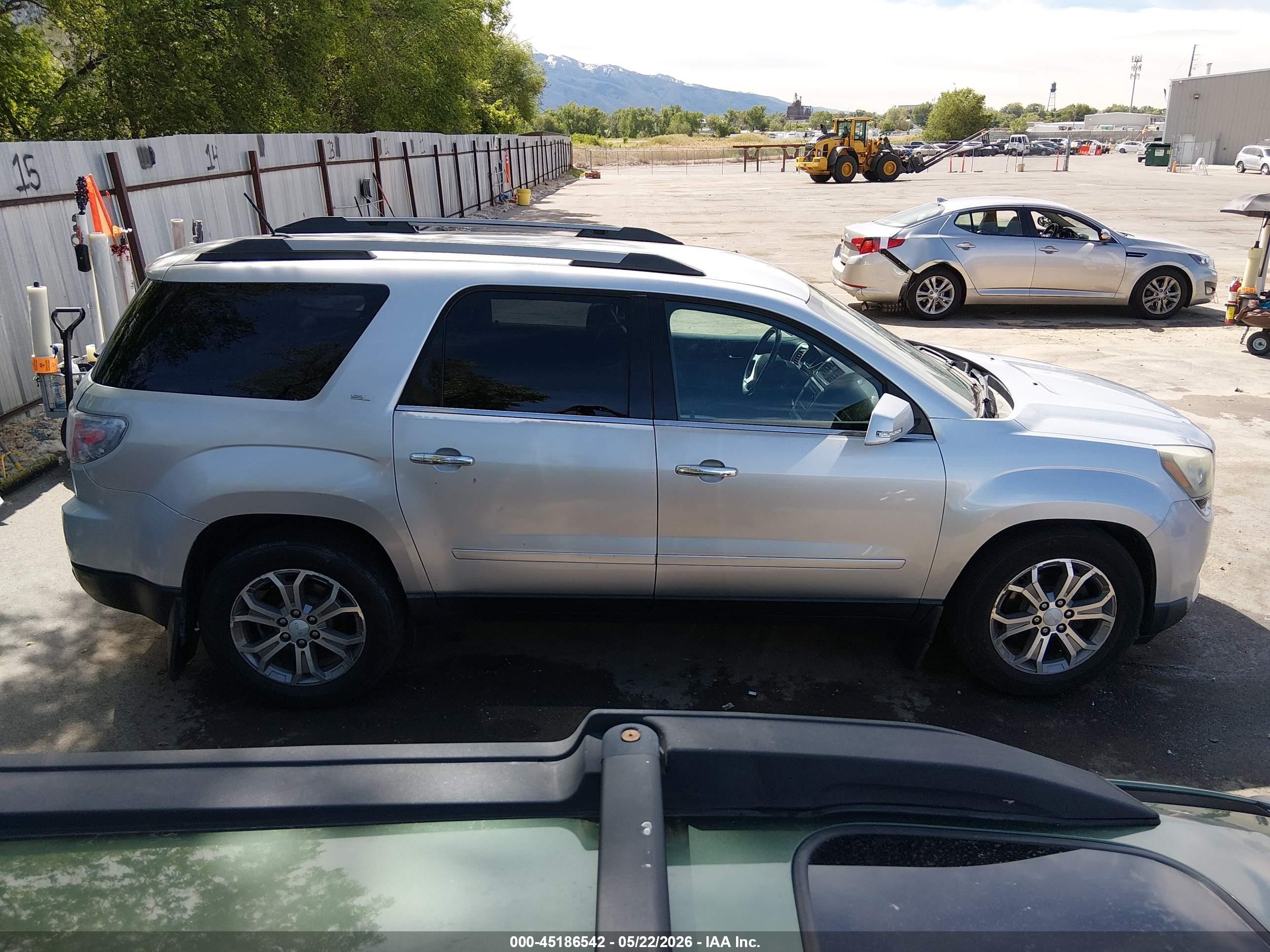 2013 Gmc Acadia Slt-1 Silver vin: 1GKKVRKD1DJ256361