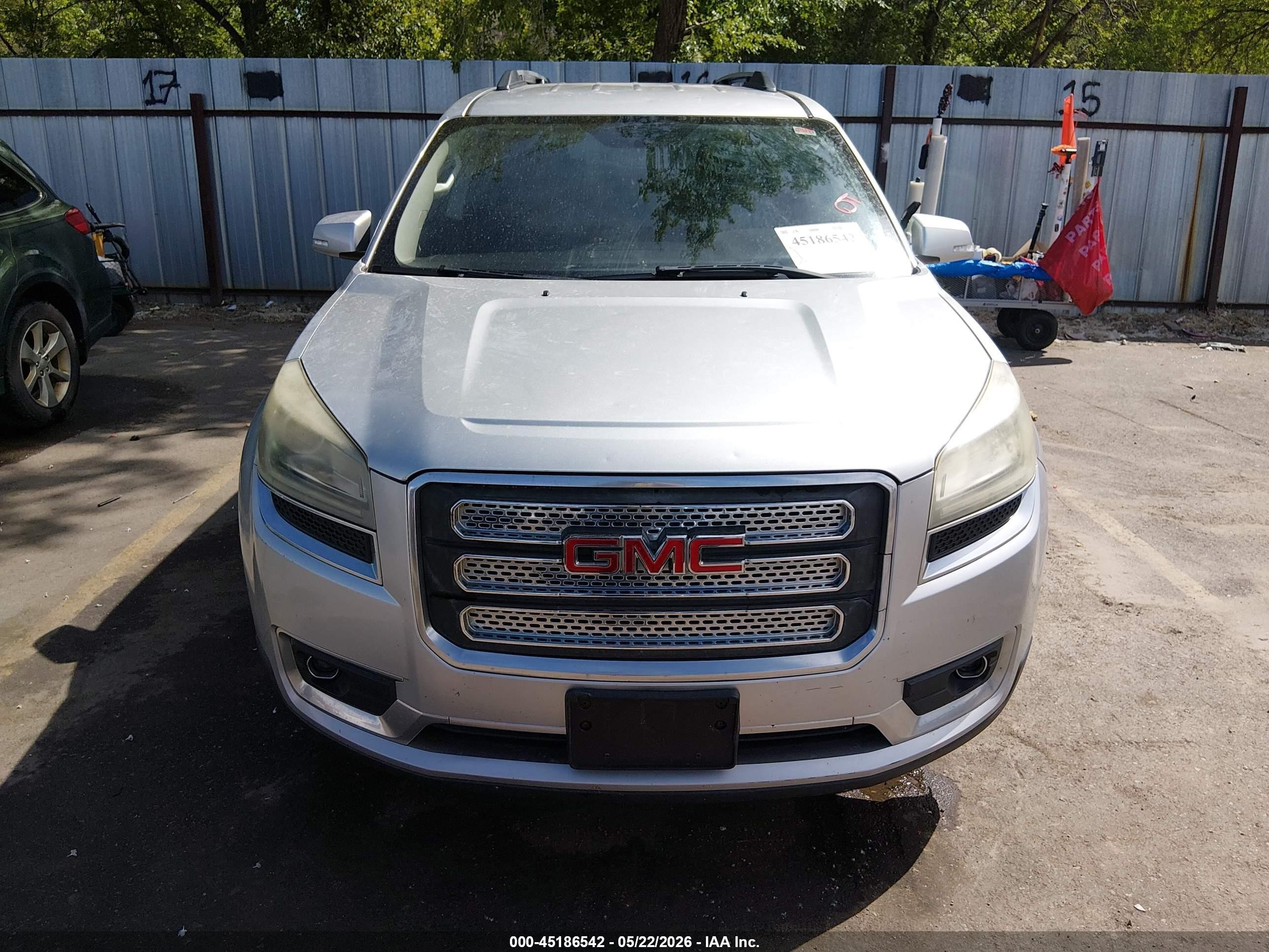 2013 Gmc Acadia Slt-1 Silver vin: 1GKKVRKD1DJ256361